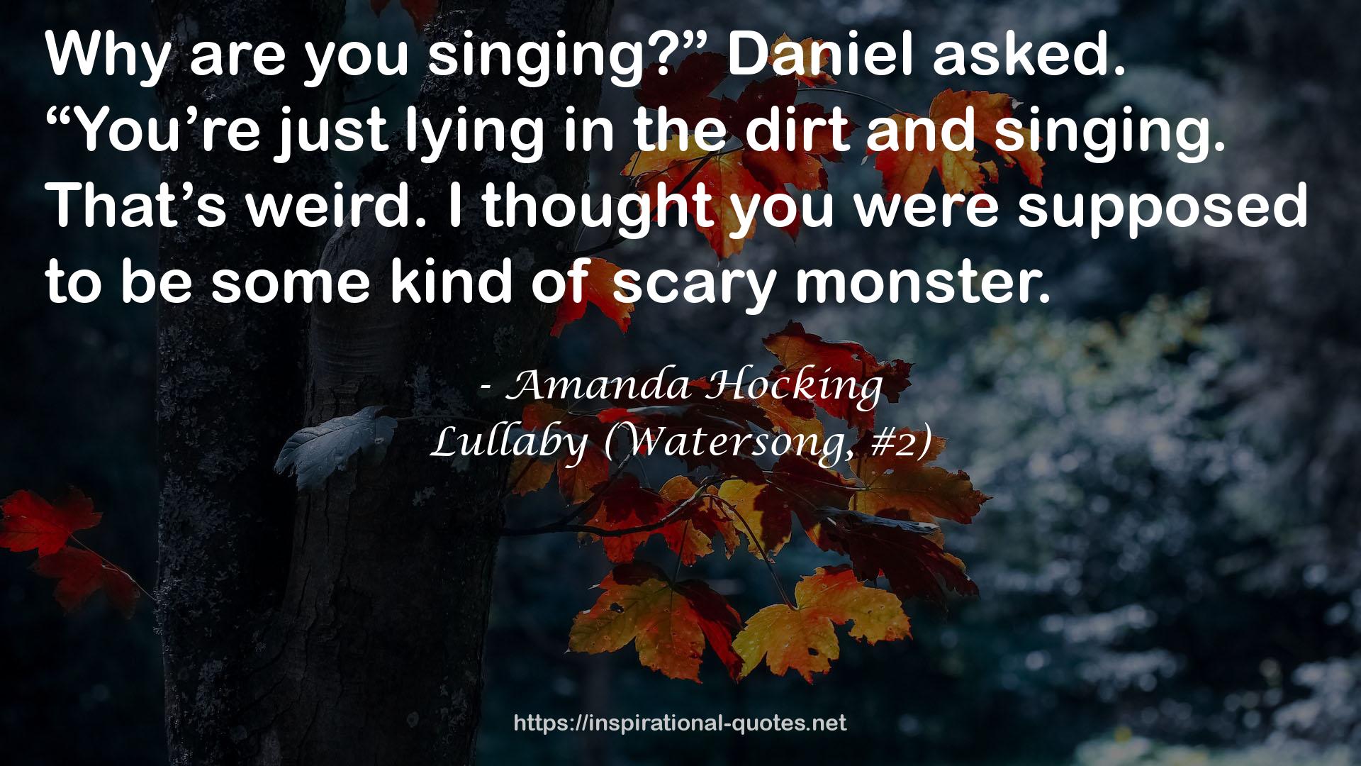 Lullaby (Watersong, #2) QUOTES