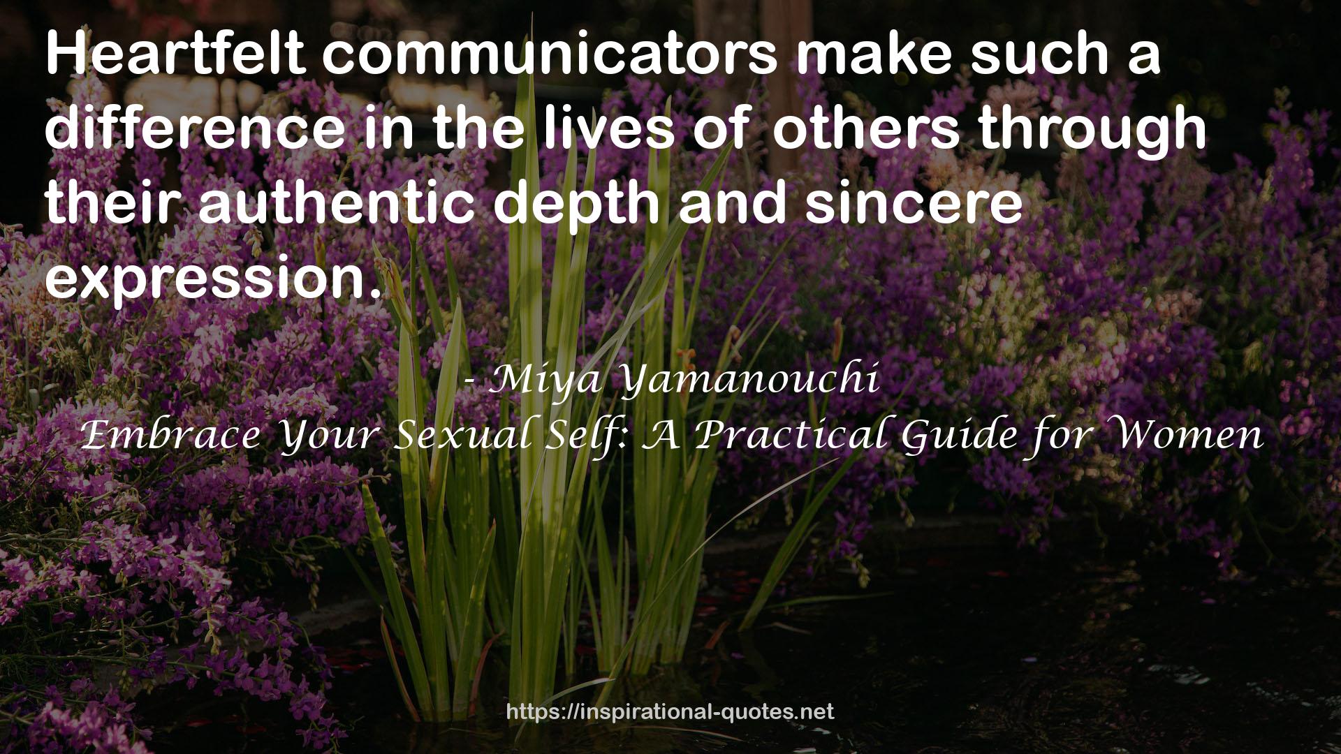 Embrace Your Sexual Self: A Practical Guide for Women QUOTES