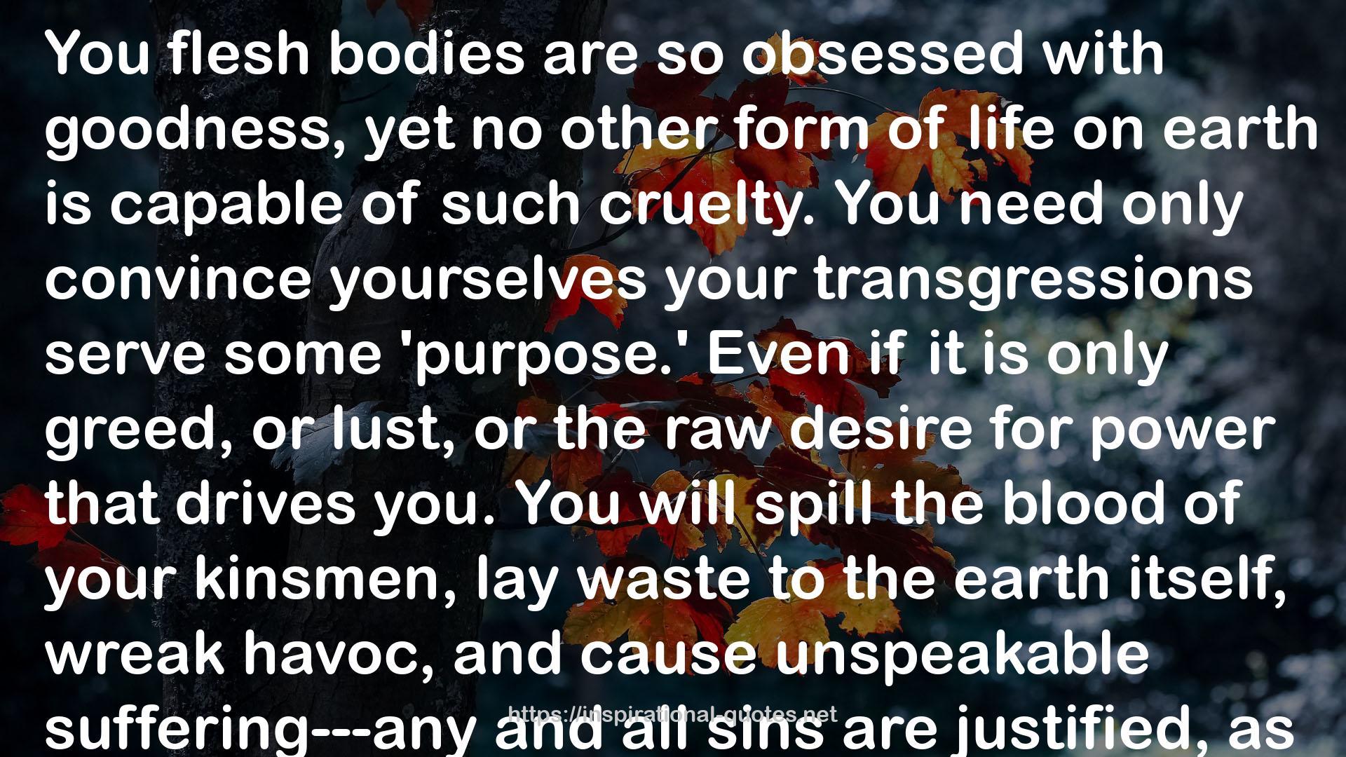 your transgressions  QUOTES