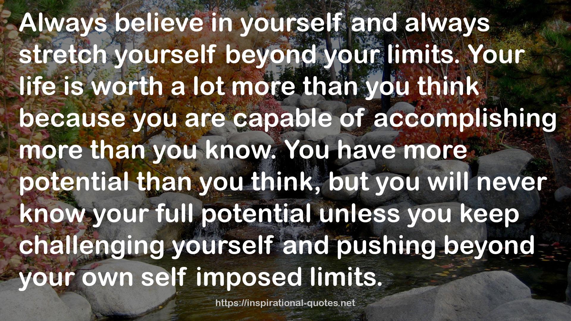 your own self  QUOTES