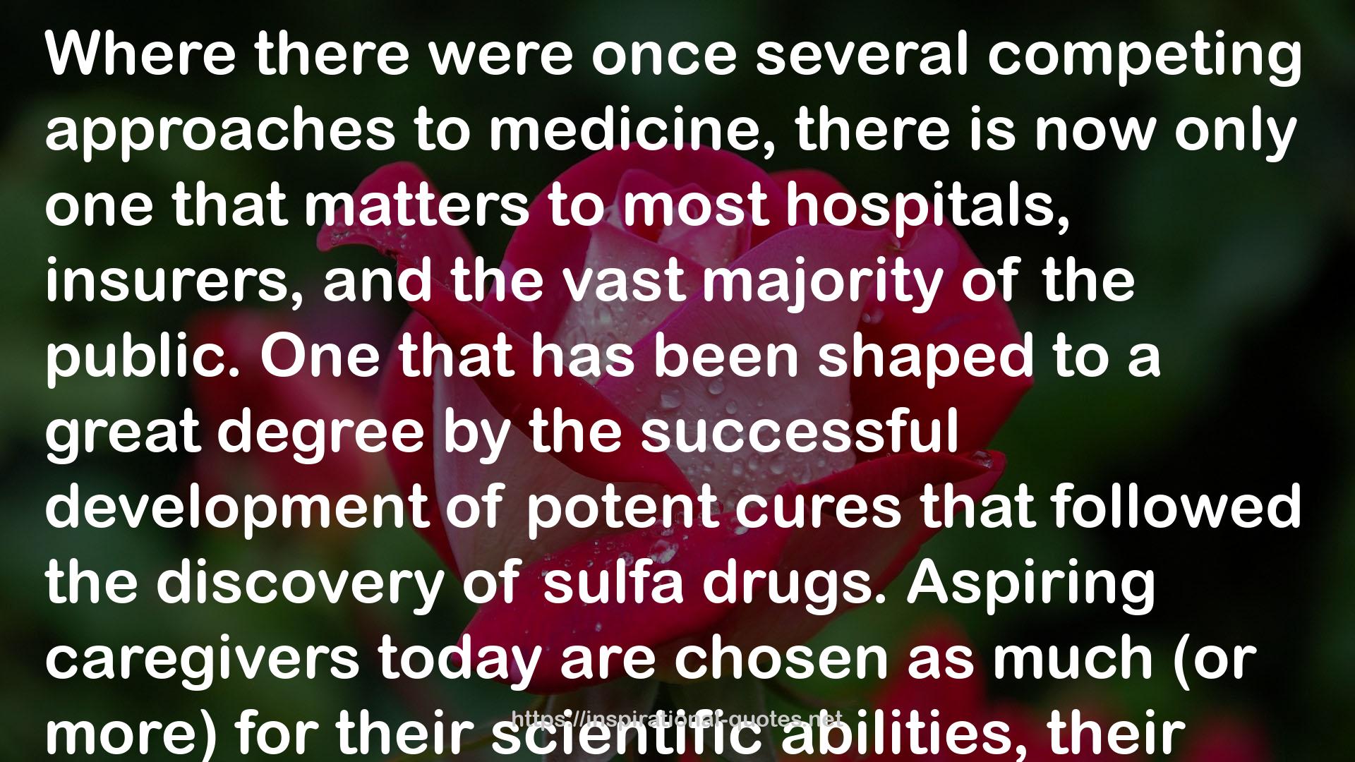 The Demon Under the Microscope: From Battlefield Hospitals to Nazi Labs, One Doctor's Heroic Search for the World's First Miracle Drug QUOTES