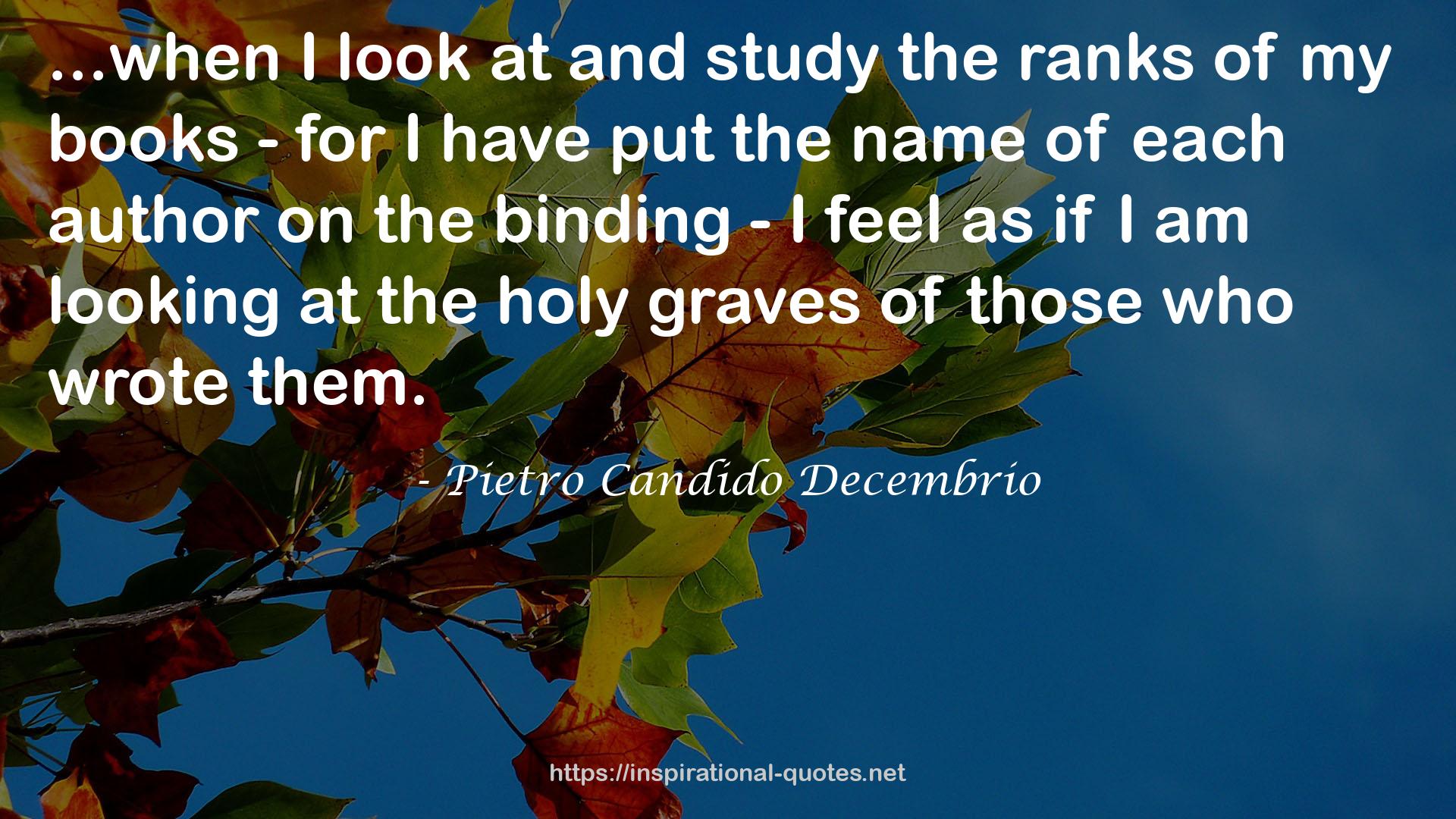 Pietro Candido Decembrio QUOTES