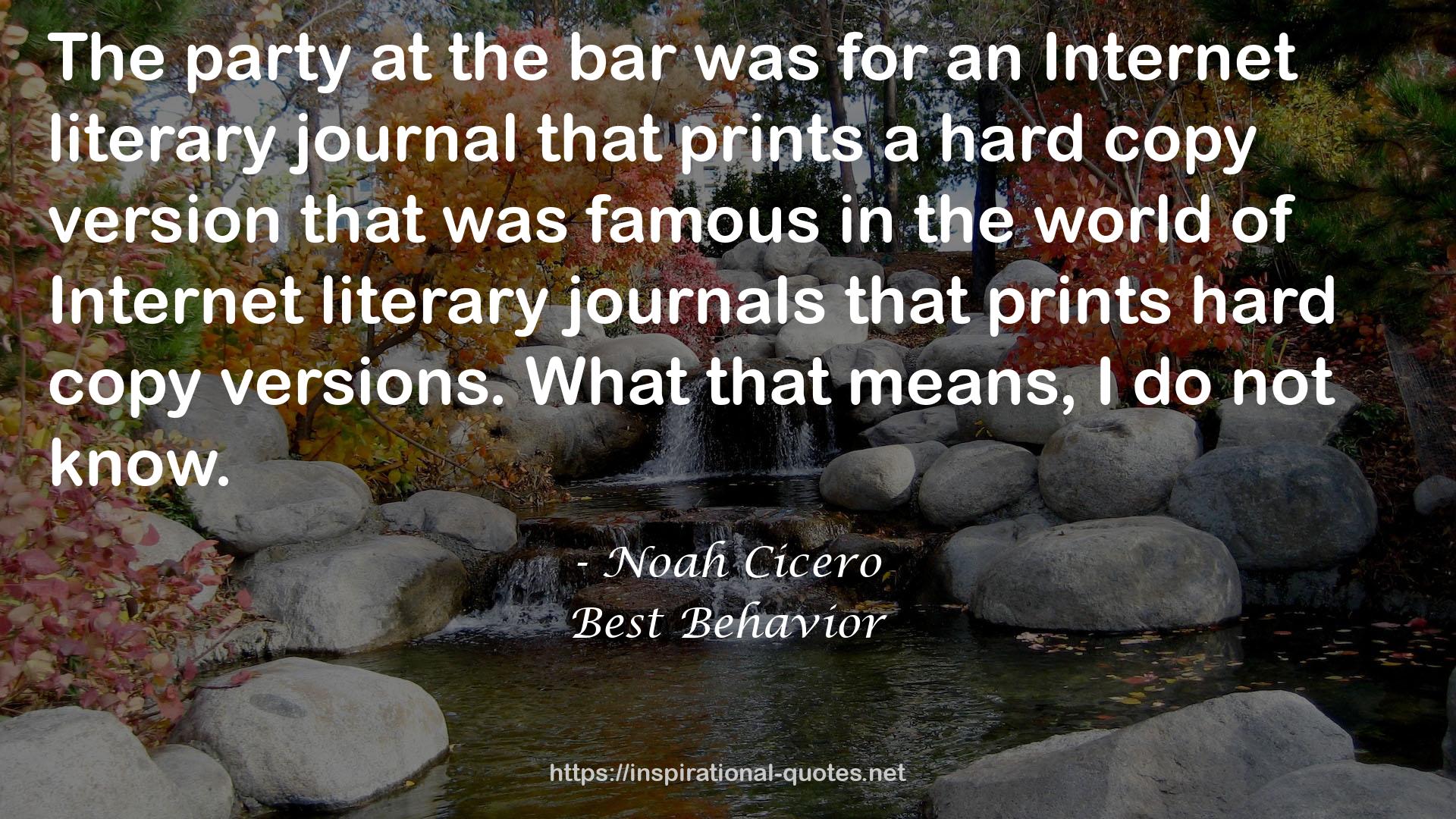 Internet literary journals  QUOTES