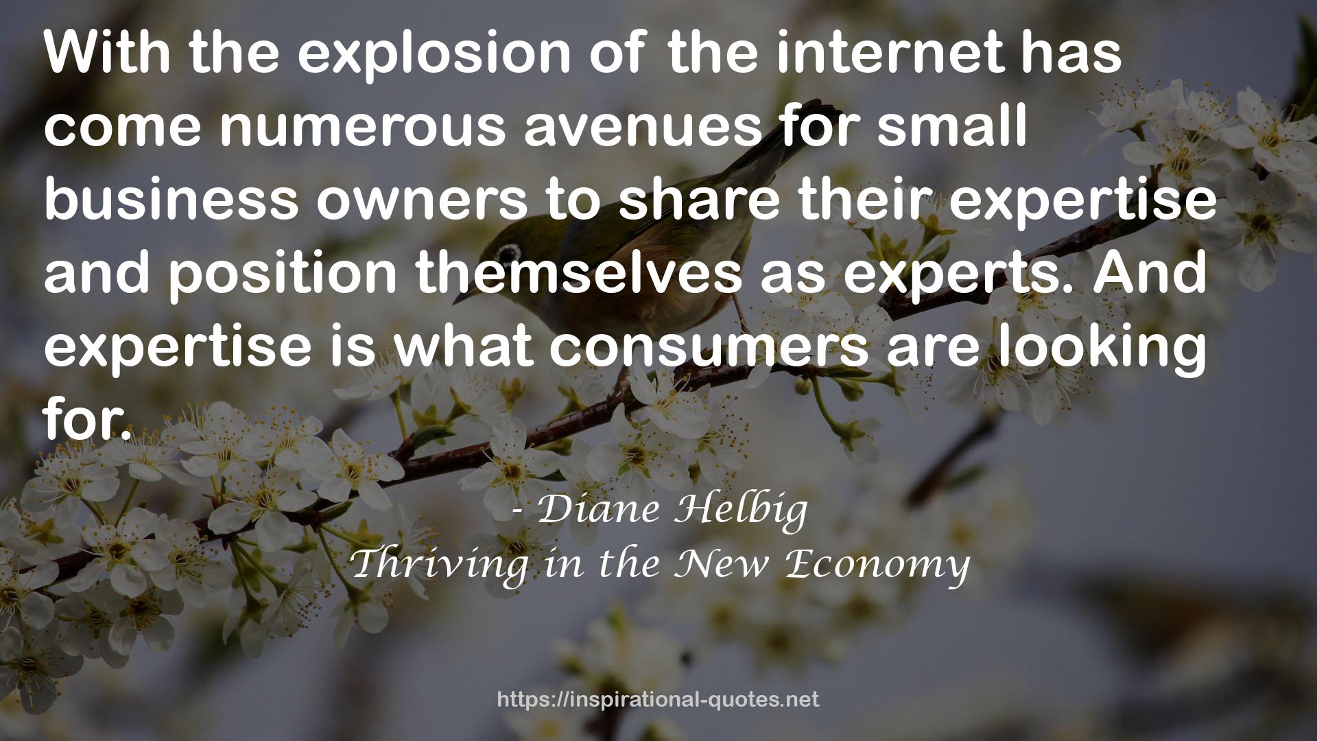 Thriving in the New Economy QUOTES