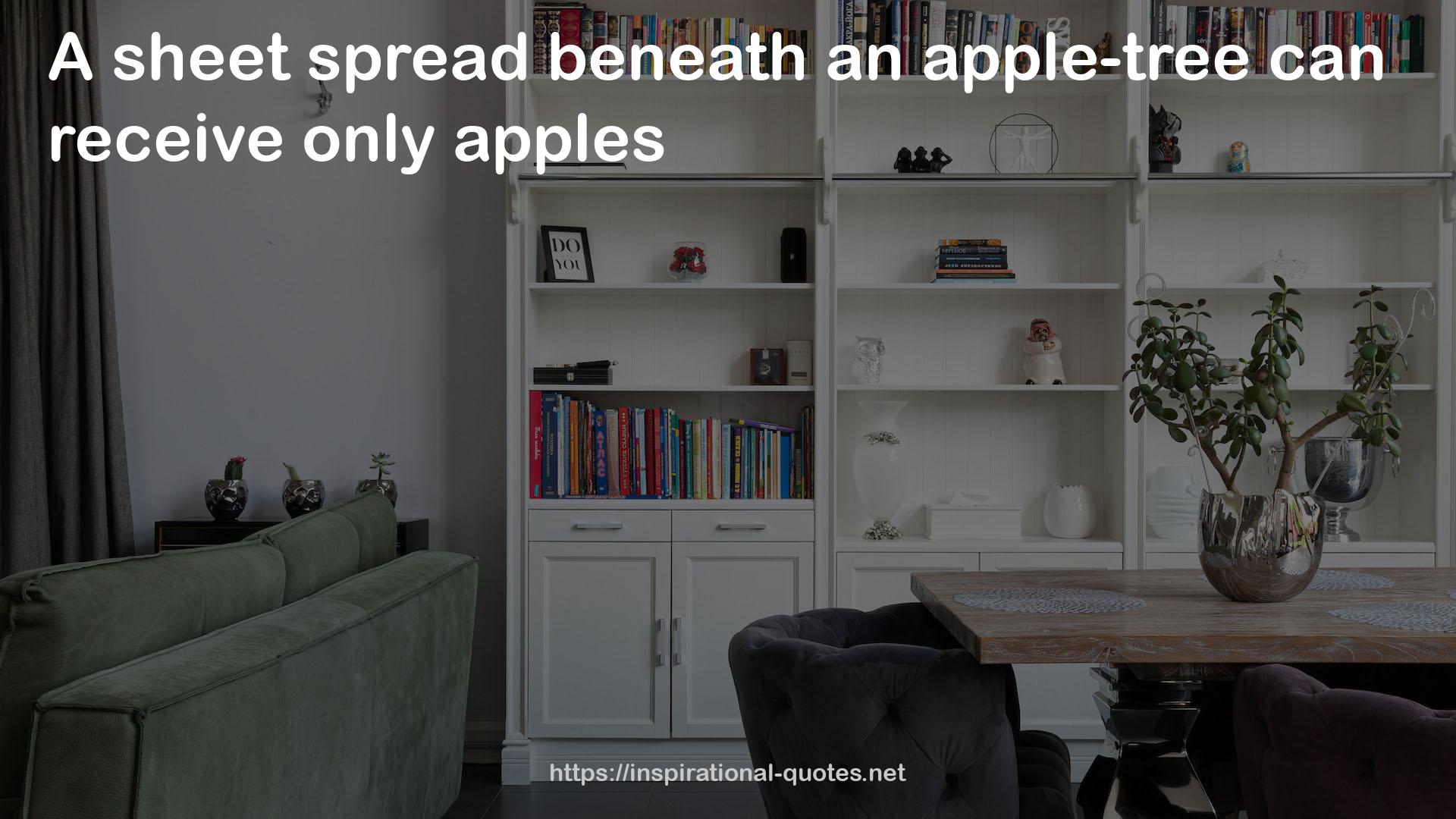 an apple-tree  QUOTES