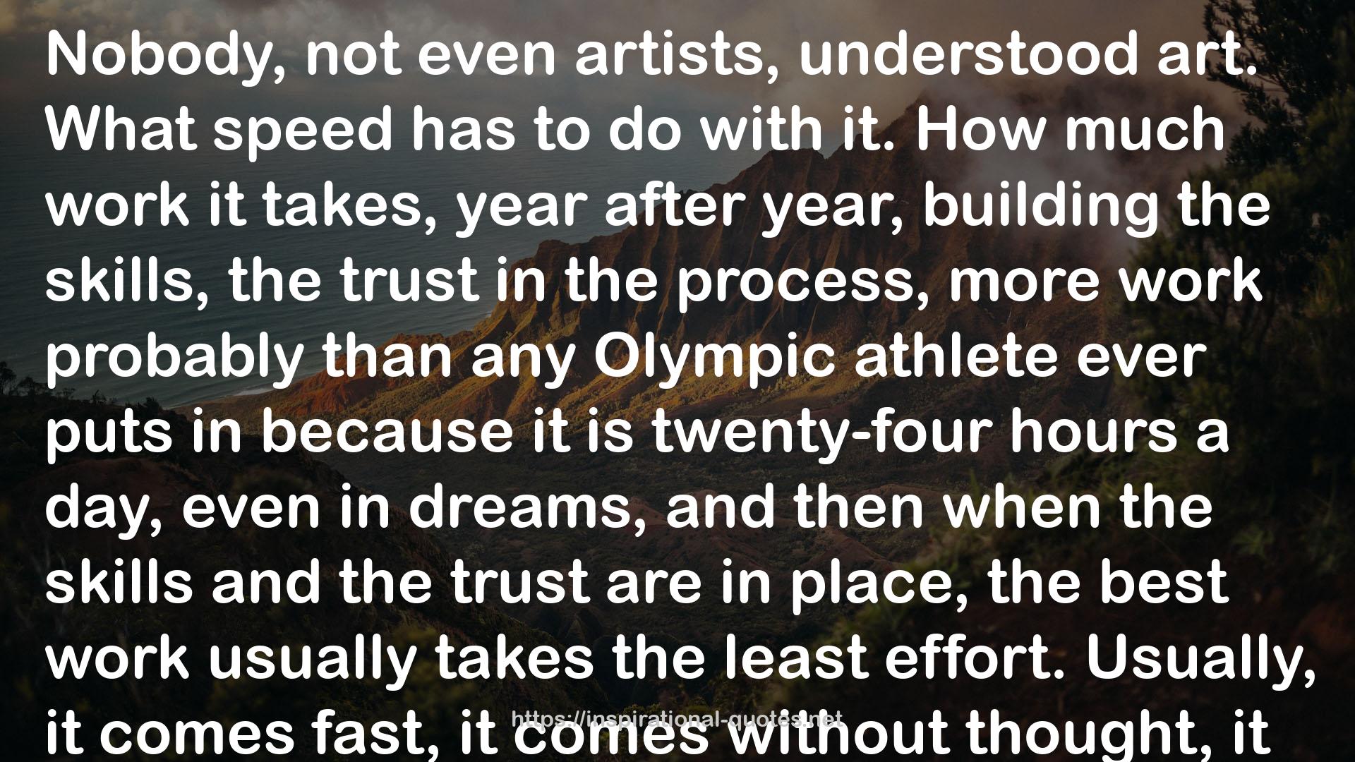 any Olympic athlete  QUOTES