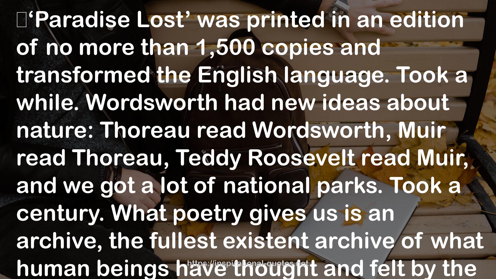Wordsworth  QUOTES