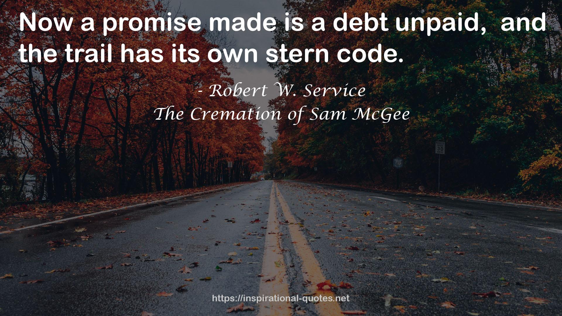 The Cremation of Sam McGee QUOTES