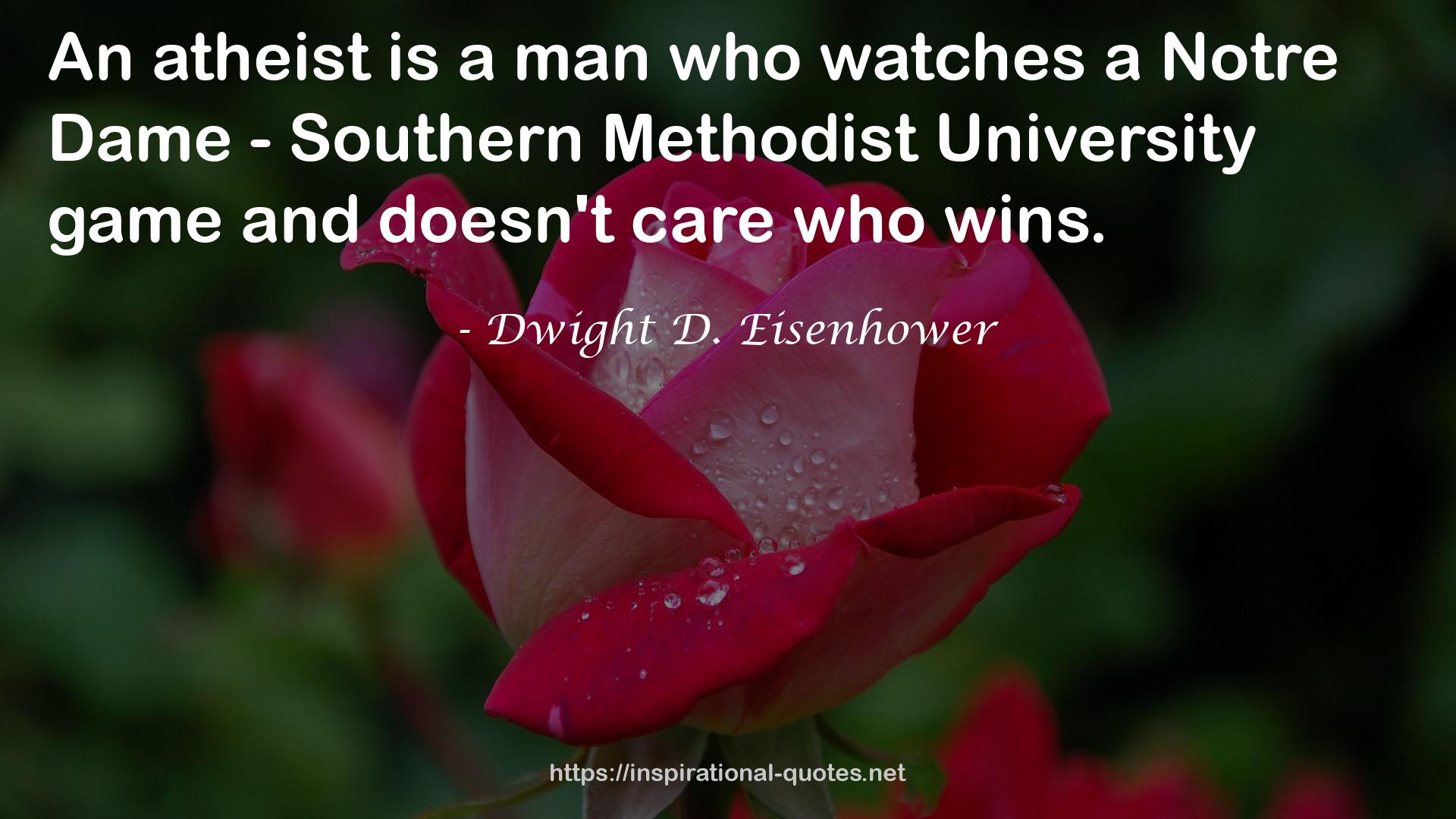 Notre Dame - Southern Methodist University  QUOTES