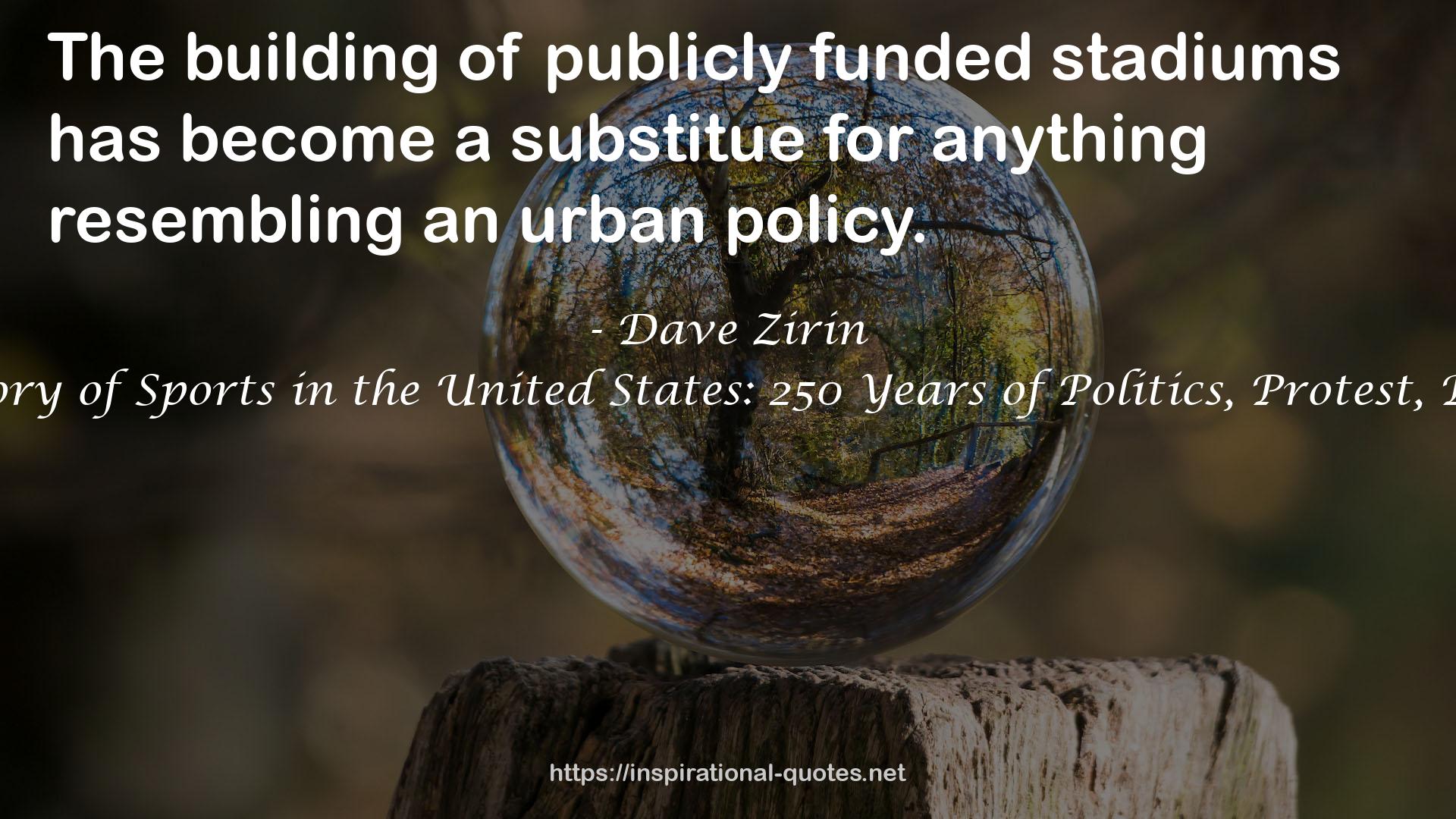 Dave Zirin QUOTES