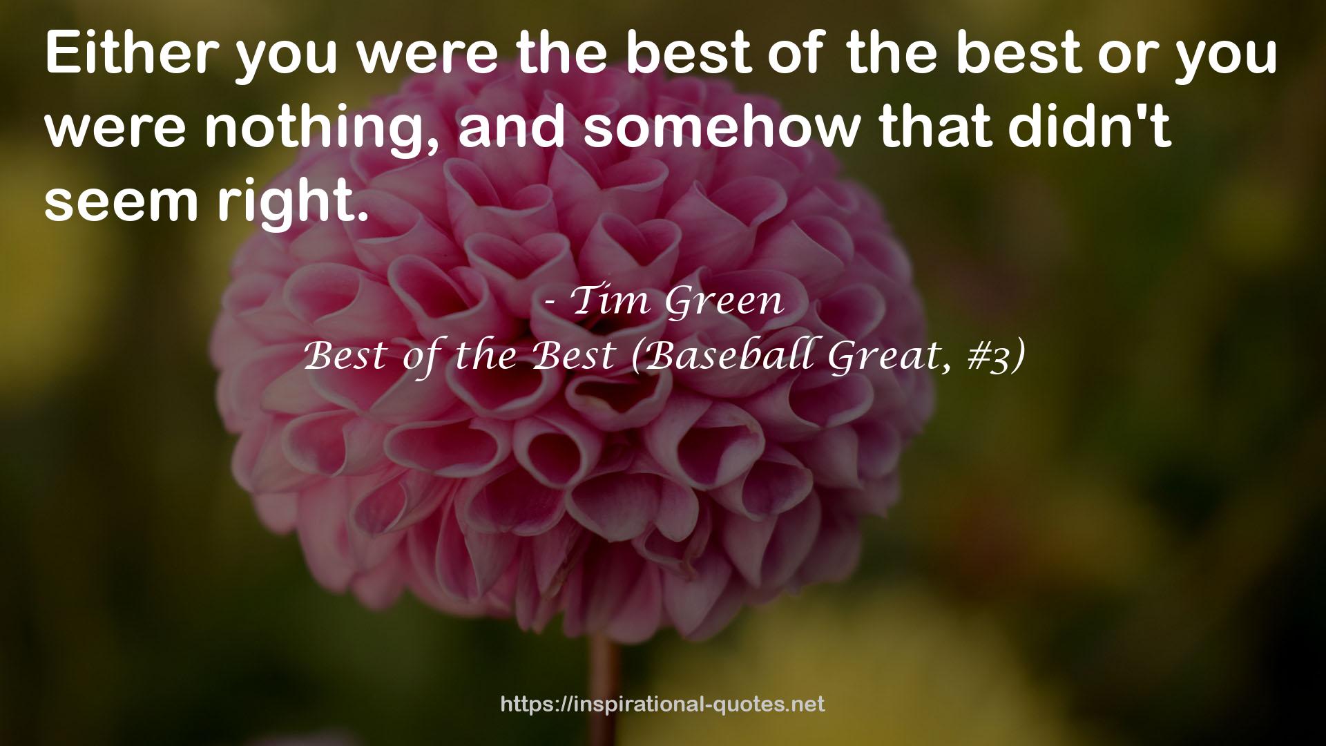 Best of the Best (Baseball Great, #3) QUOTES