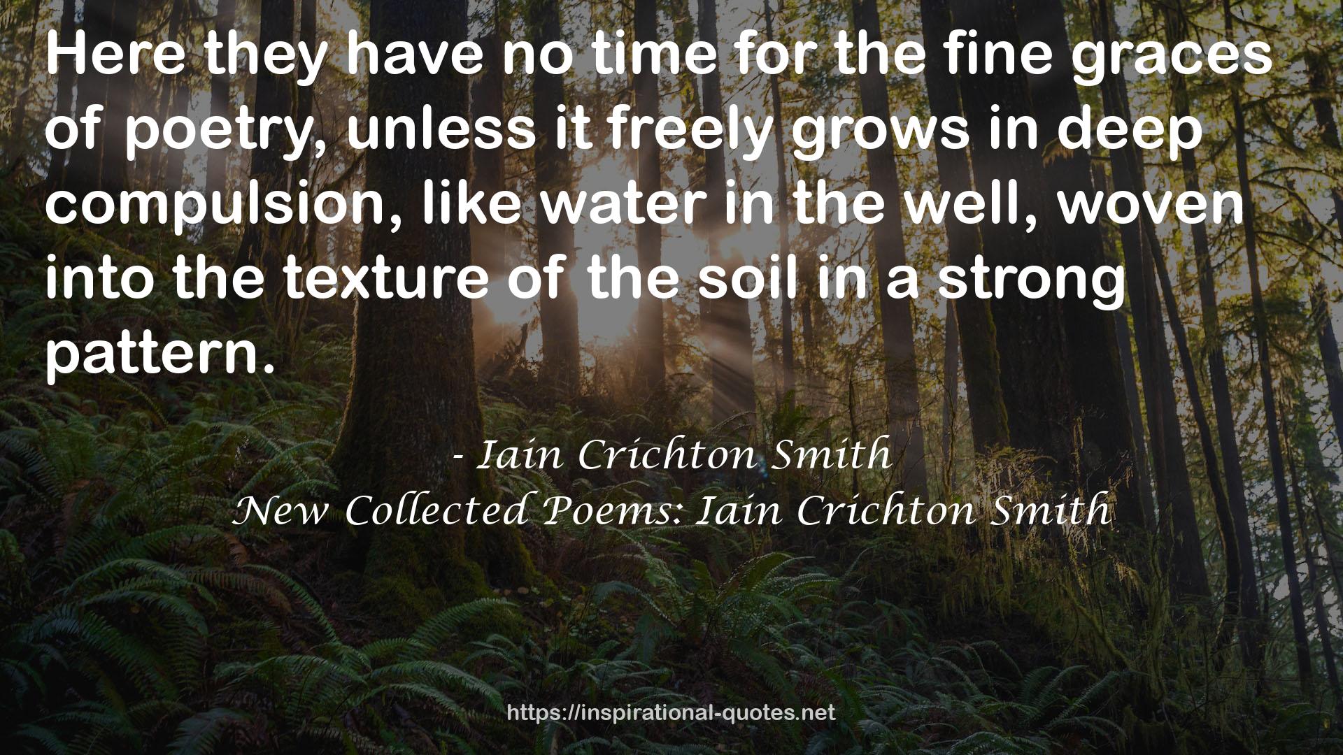 New Collected Poems: Iain Crichton Smith QUOTES