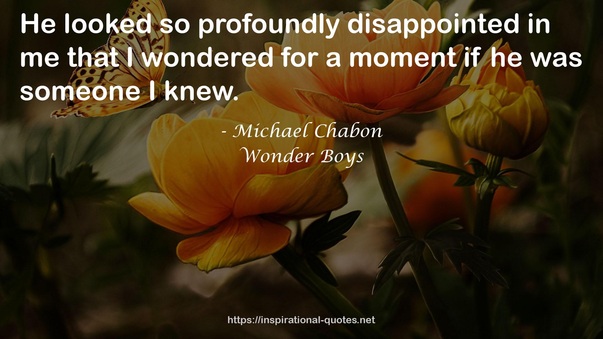 Michael Chabon QUOTES