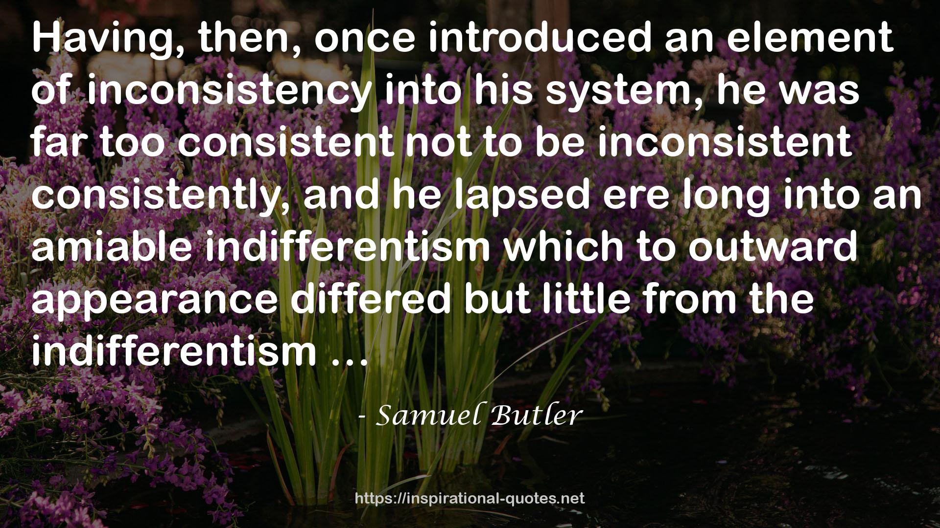 an amiable indifferentism  QUOTES