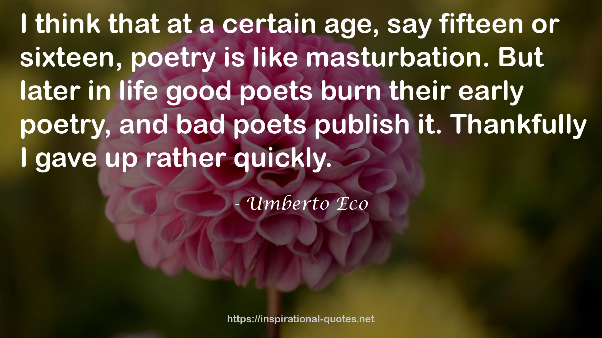 good poets  QUOTES