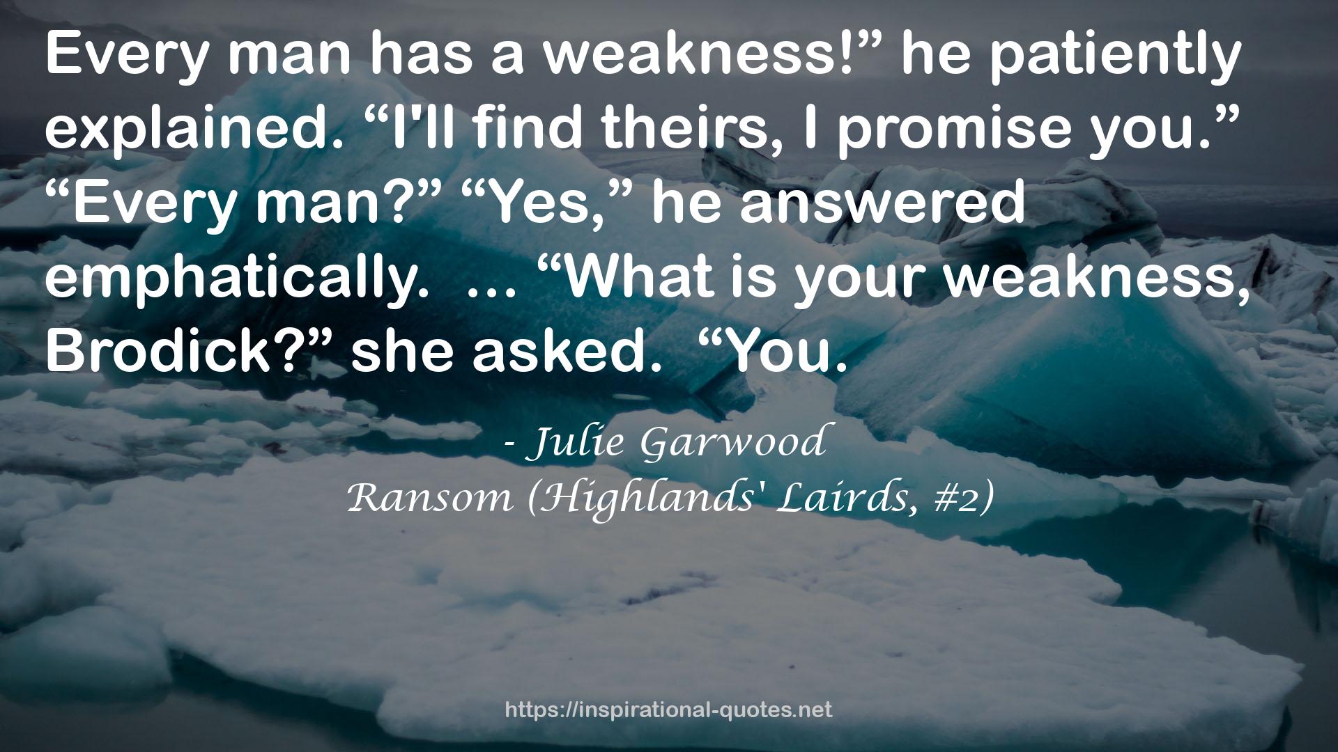 Ransom (Highlands' Lairds, #2) QUOTES