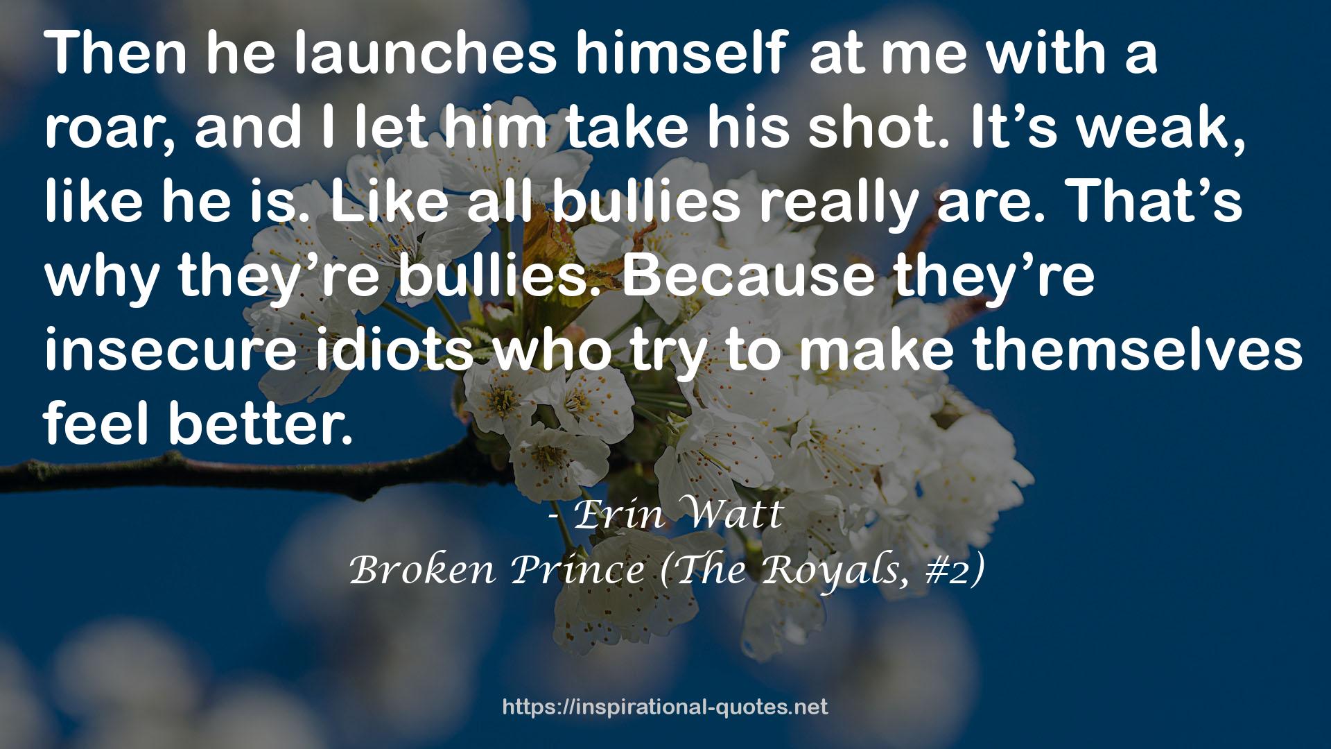 Broken Prince (The Royals, #2) QUOTES