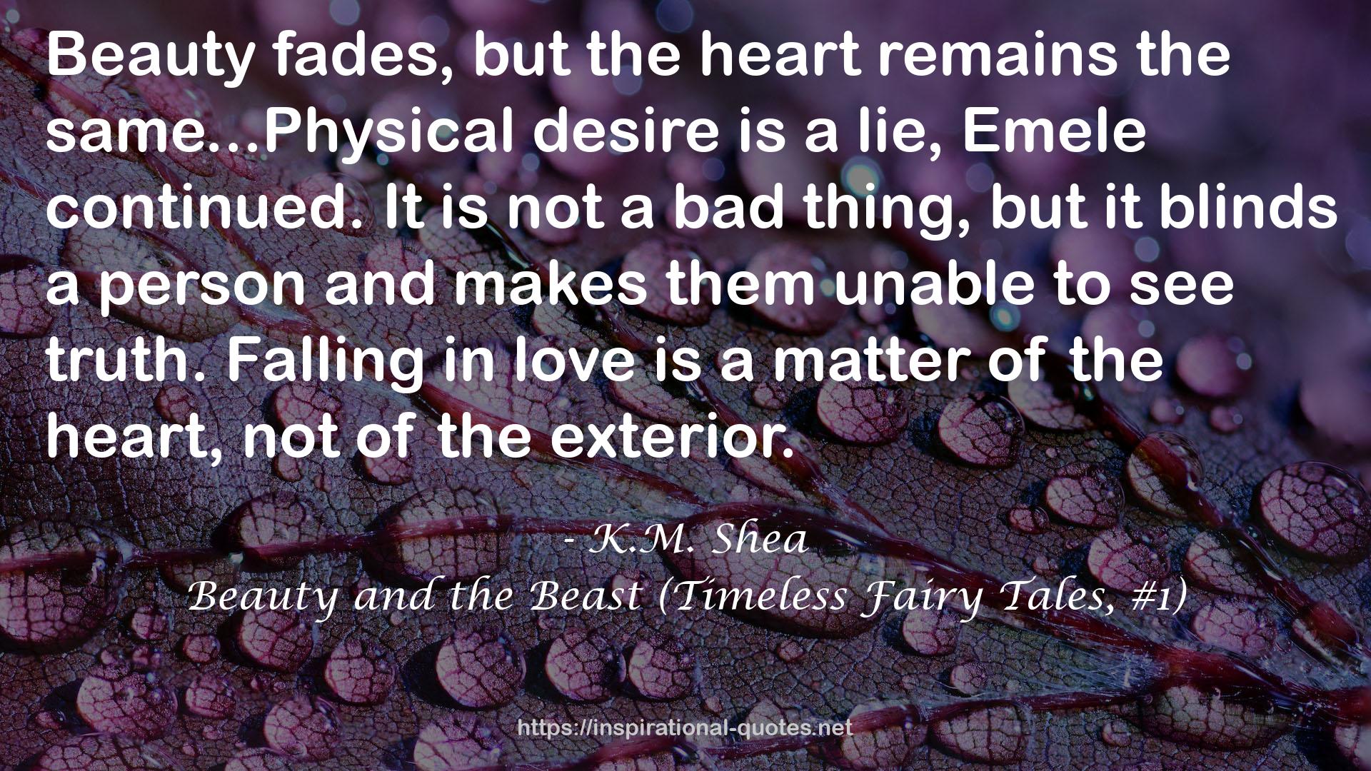 Beauty and the Beast (Timeless Fairy Tales, #1) QUOTES