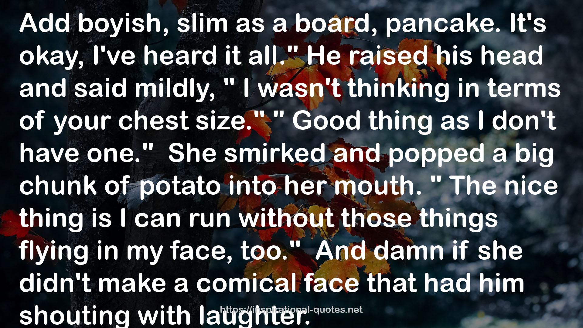 a comical face  QUOTES