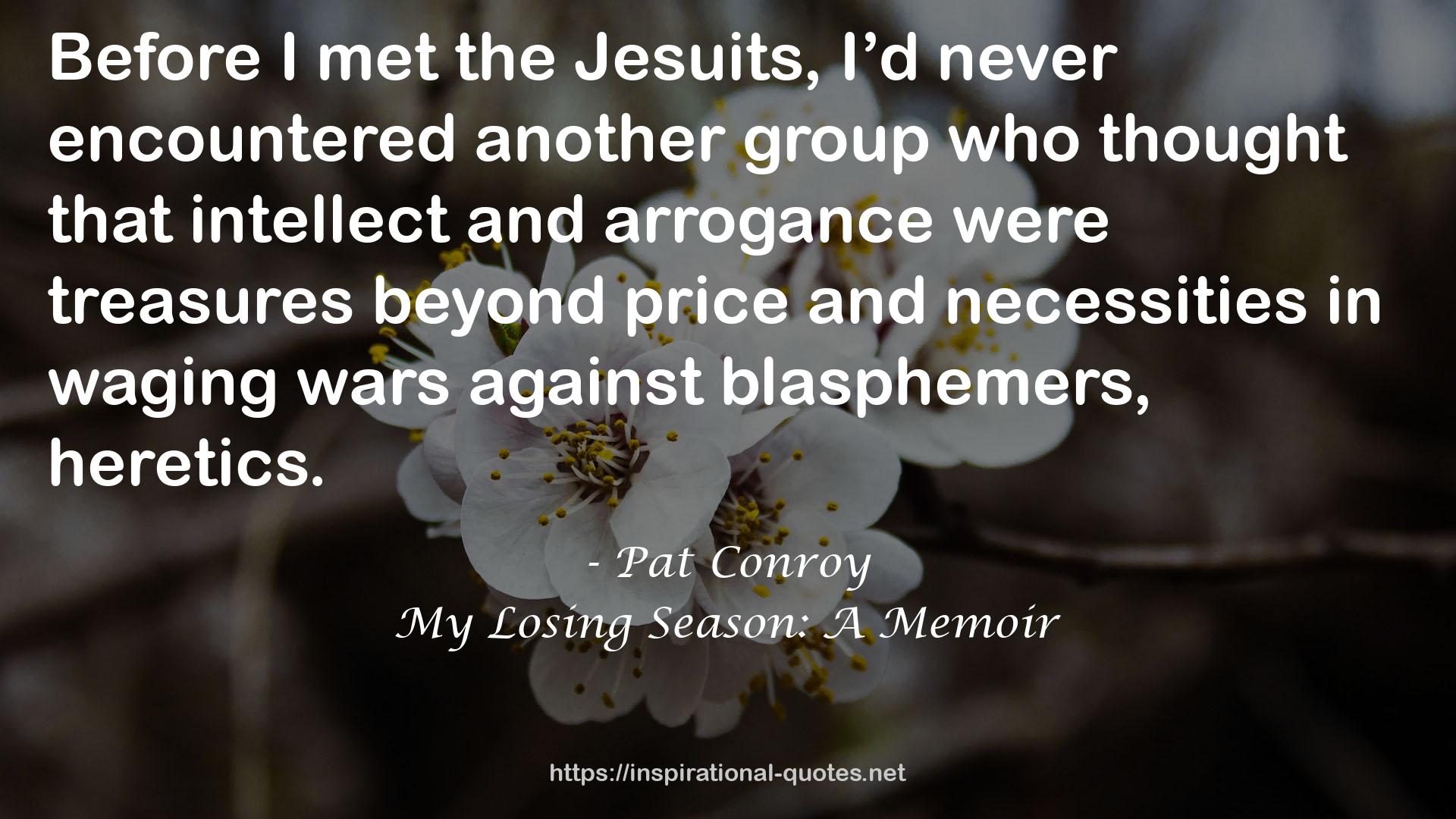 Pat Conroy QUOTES