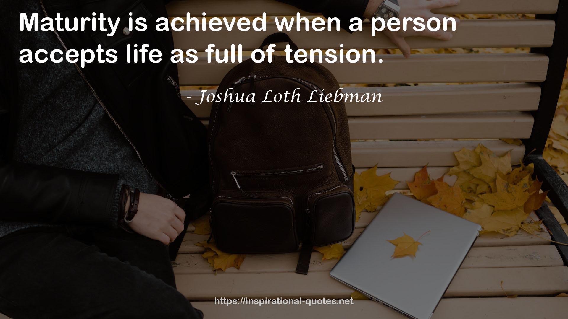 Joshua Loth Liebman QUOTES