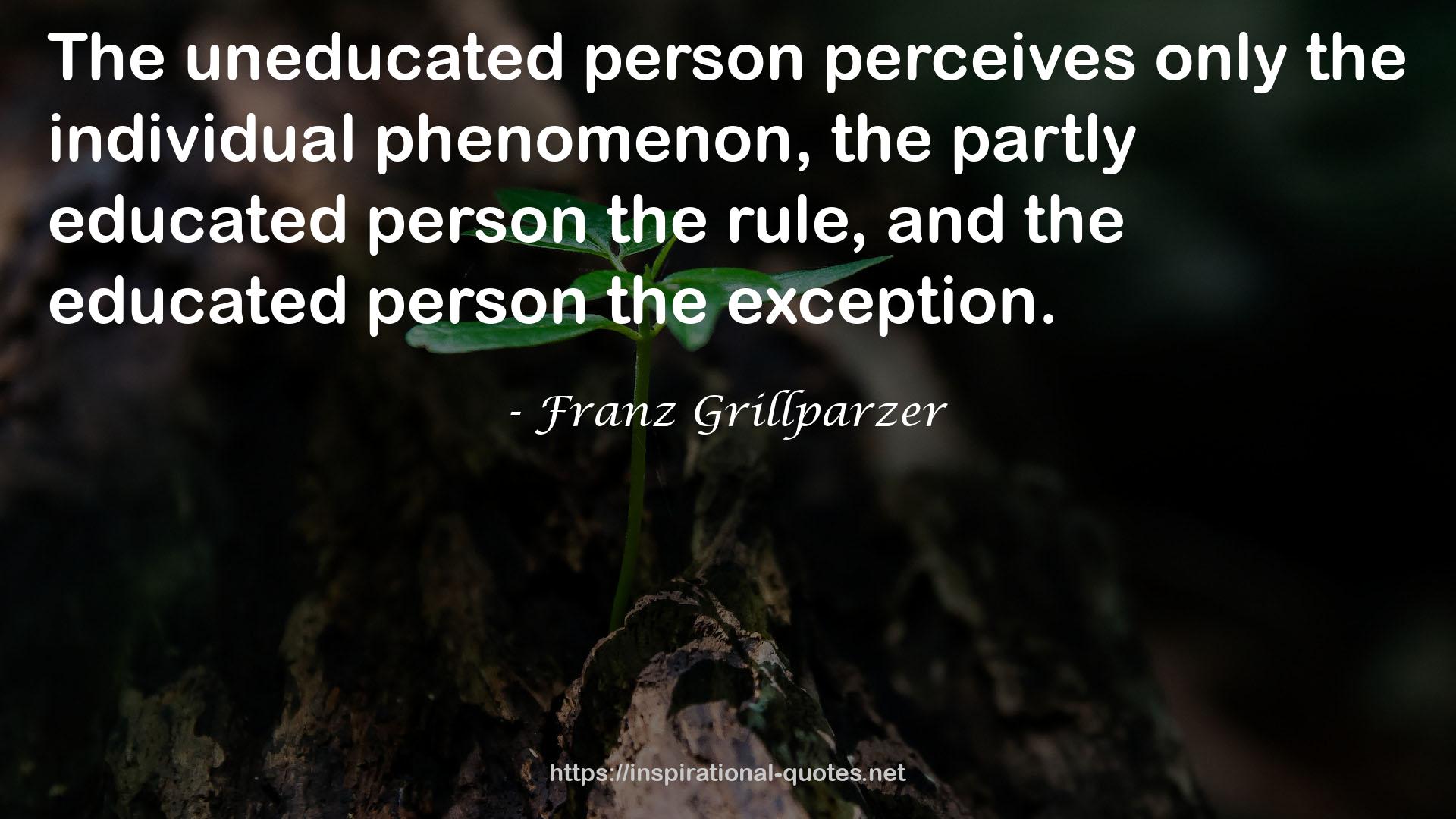 Franz Grillparzer QUOTES