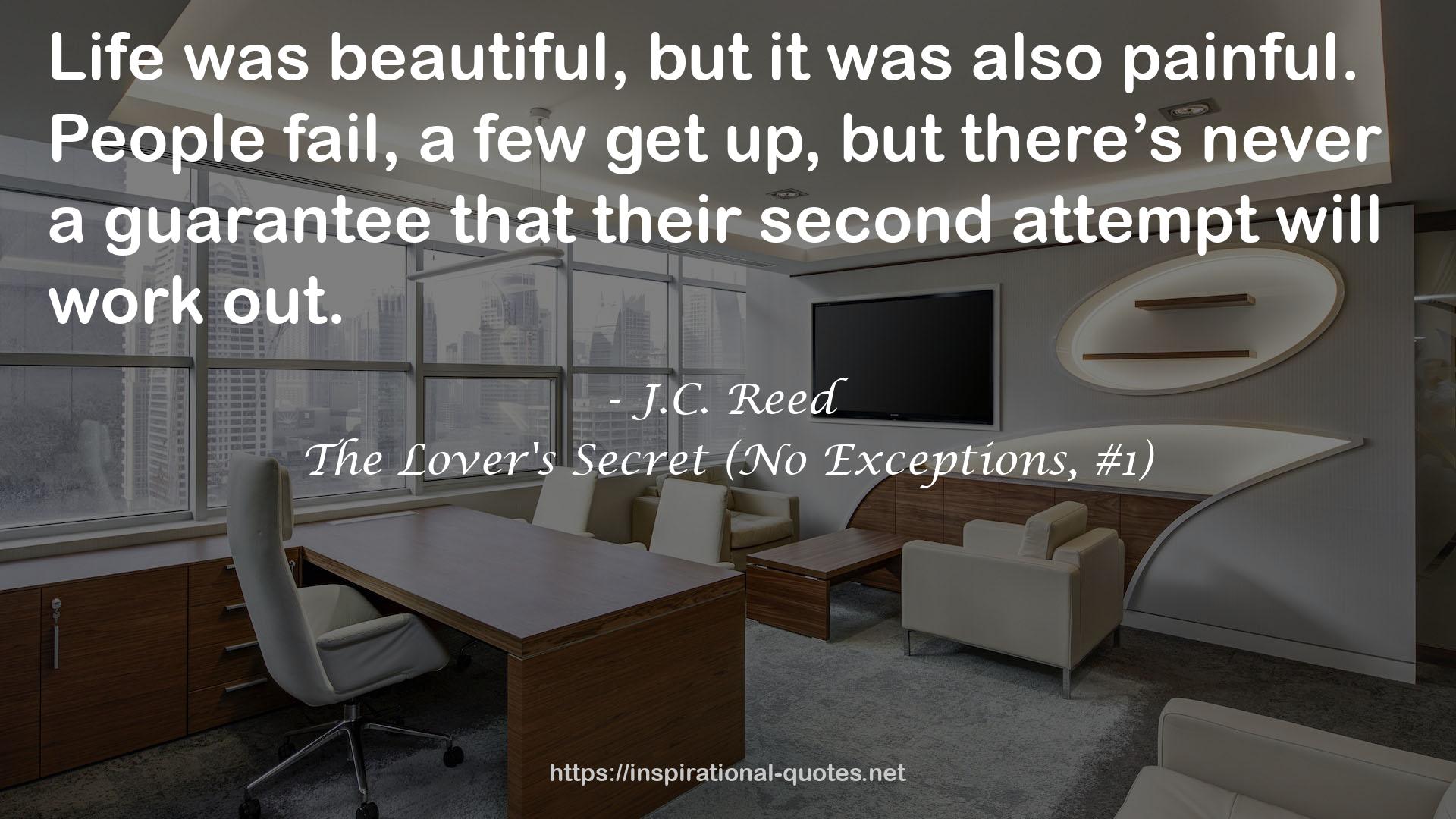 The Lover's Secret (No Exceptions, #1) QUOTES