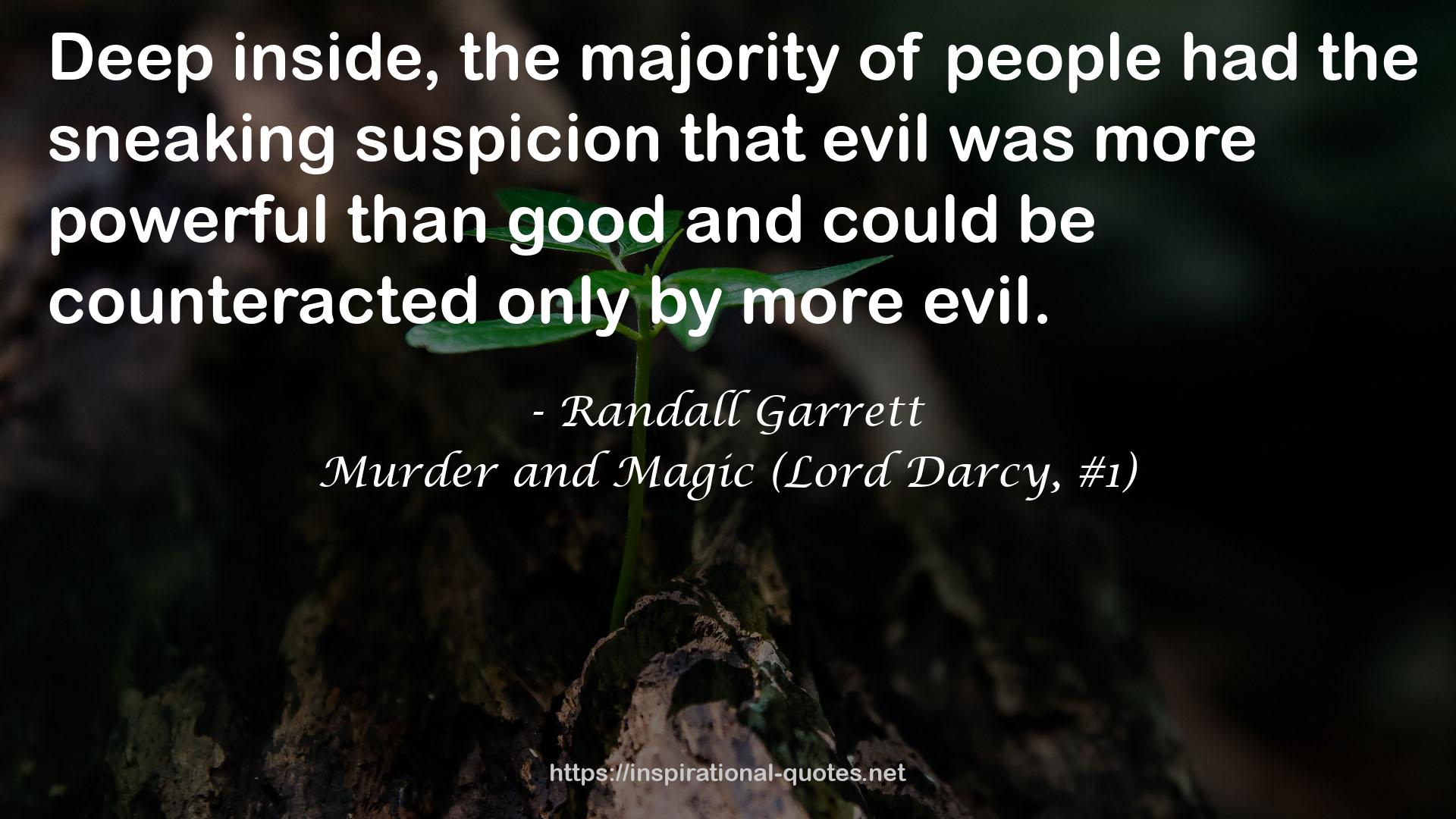 Murder and Magic (Lord Darcy, #1) QUOTES