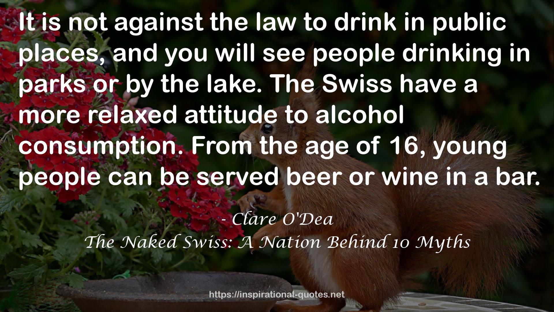 The Naked Swiss: A Nation Behind 10 Myths QUOTES