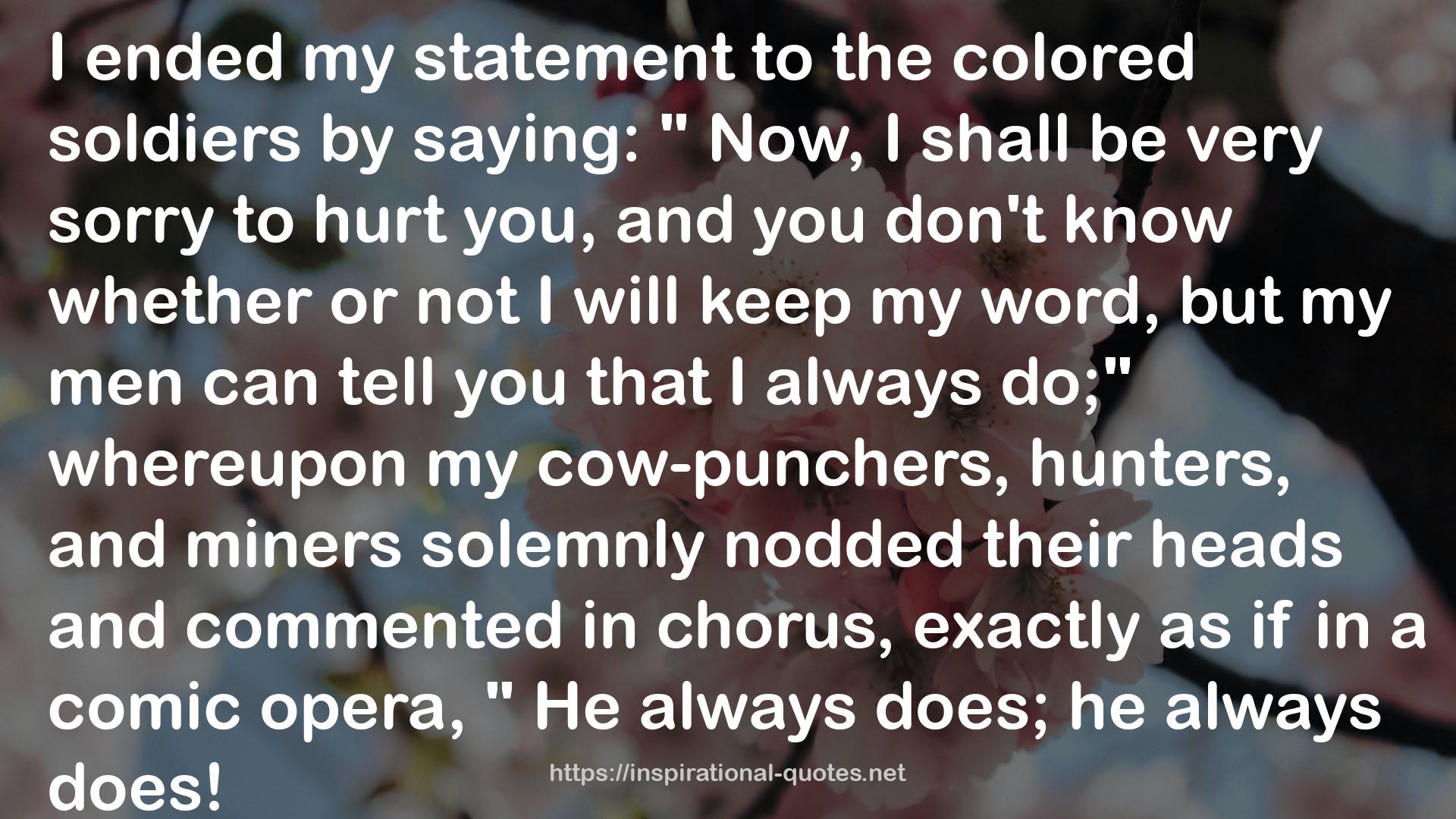 the colored soldiers  QUOTES