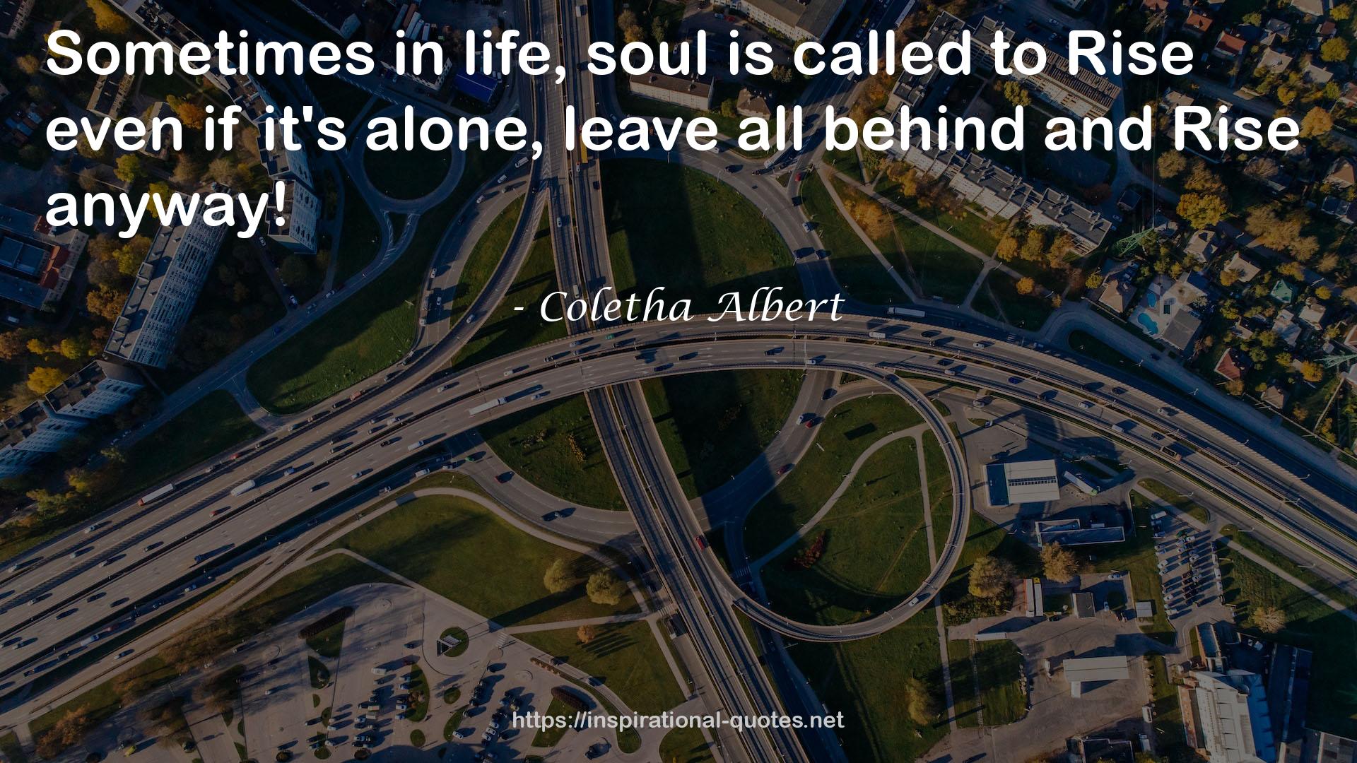 Coletha Albert QUOTES