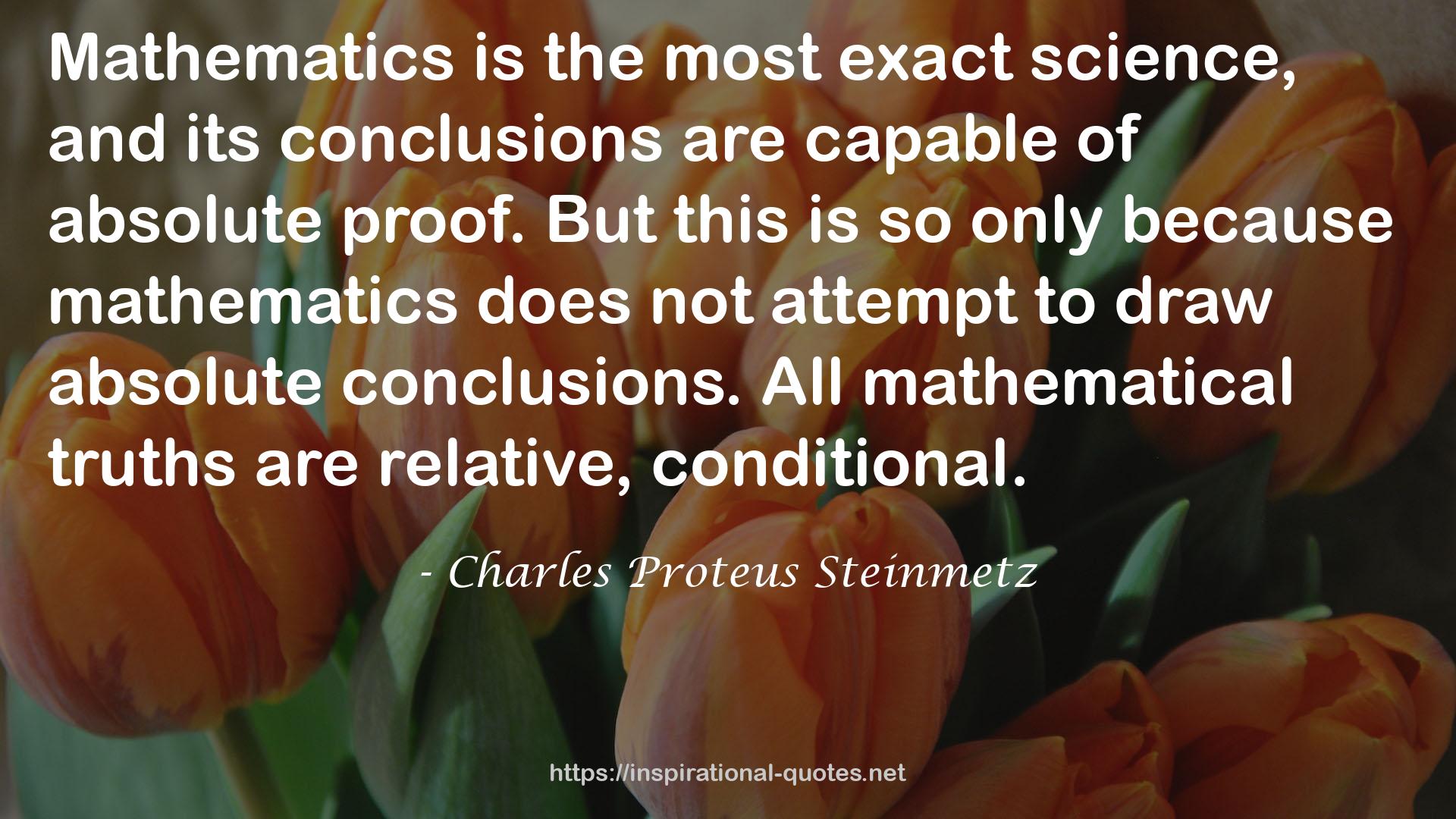 All mathematical truths  QUOTES