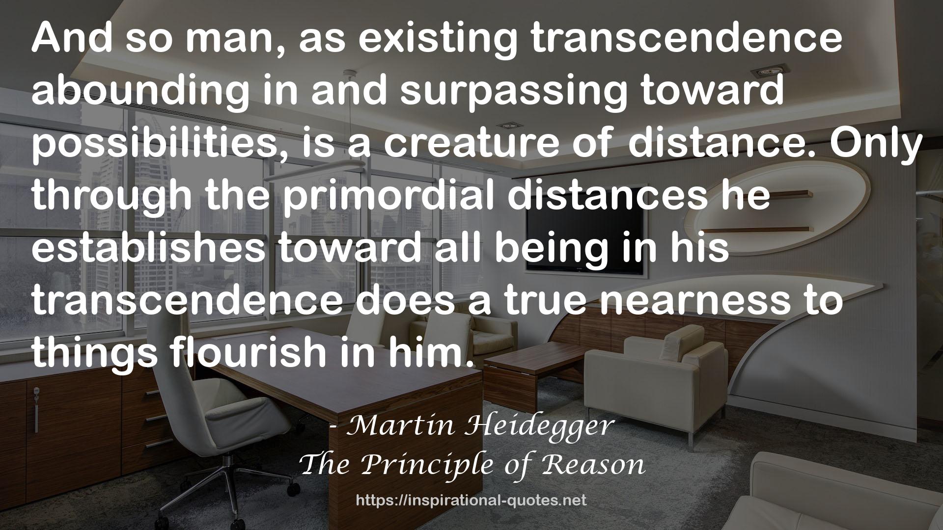 The Principle of Reason QUOTES