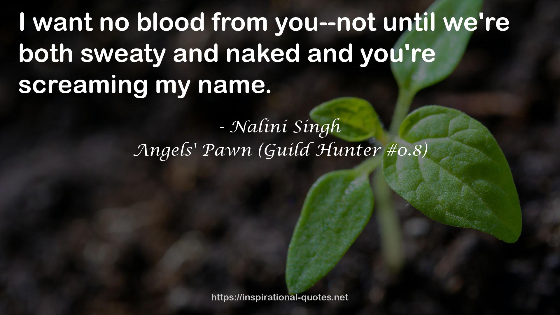 Angels' Pawn (Guild Hunter #0.8) QUOTES