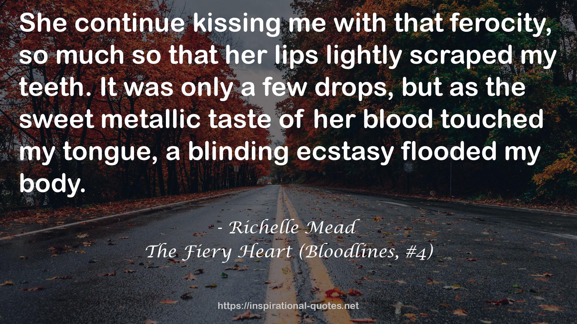 The Fiery Heart (Bloodlines, #4) QUOTES