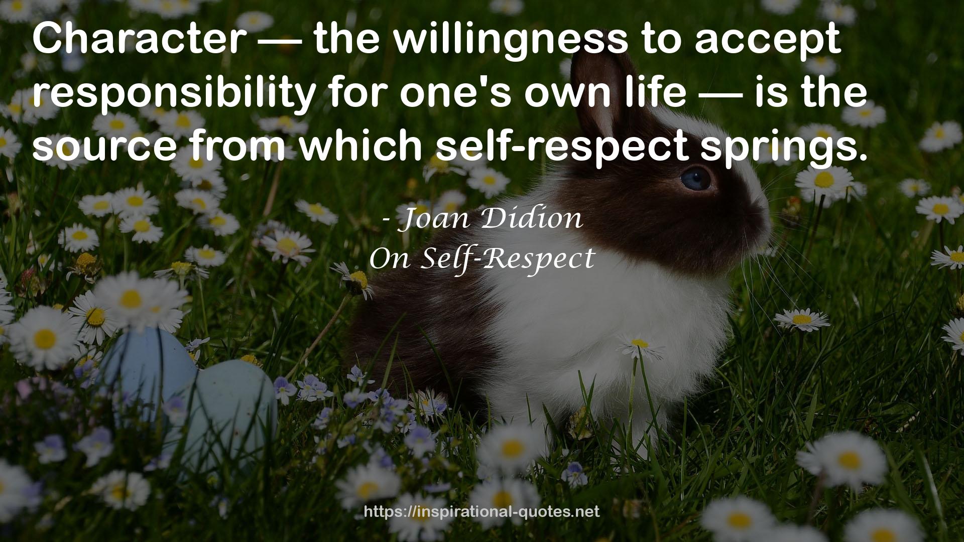 On Self-Respect QUOTES