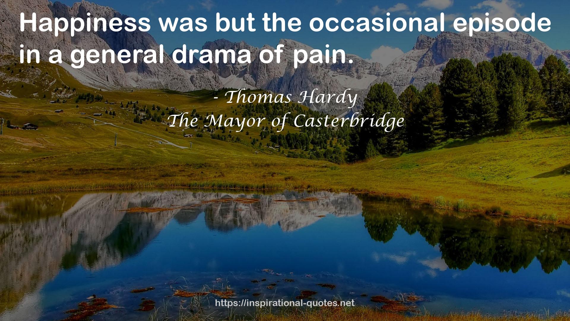 The Mayor of Casterbridge QUOTES