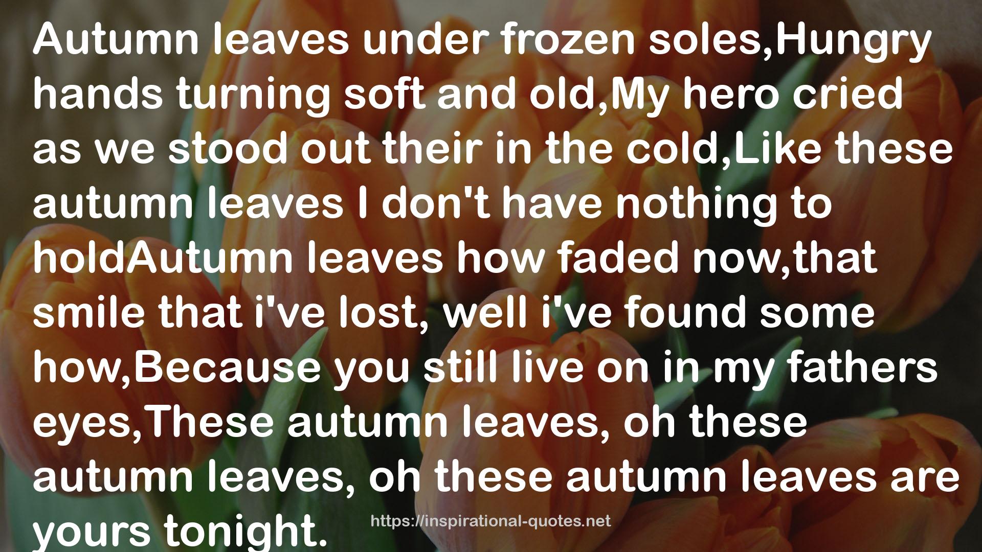 these autumn  QUOTES