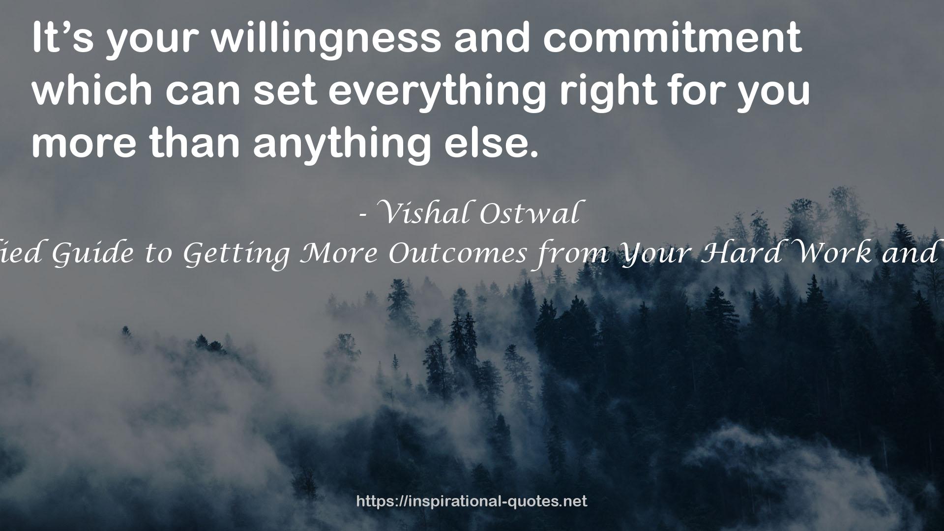 Vishal Ostwal QUOTES