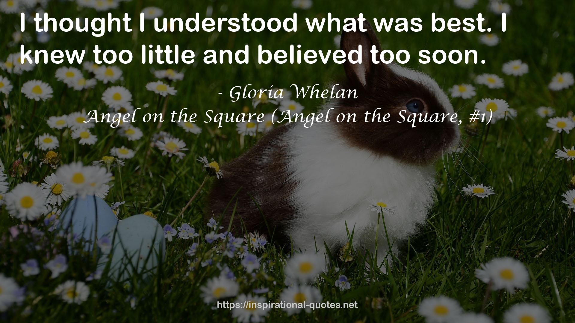 Angel on the Square (Angel on the Square, #1) QUOTES