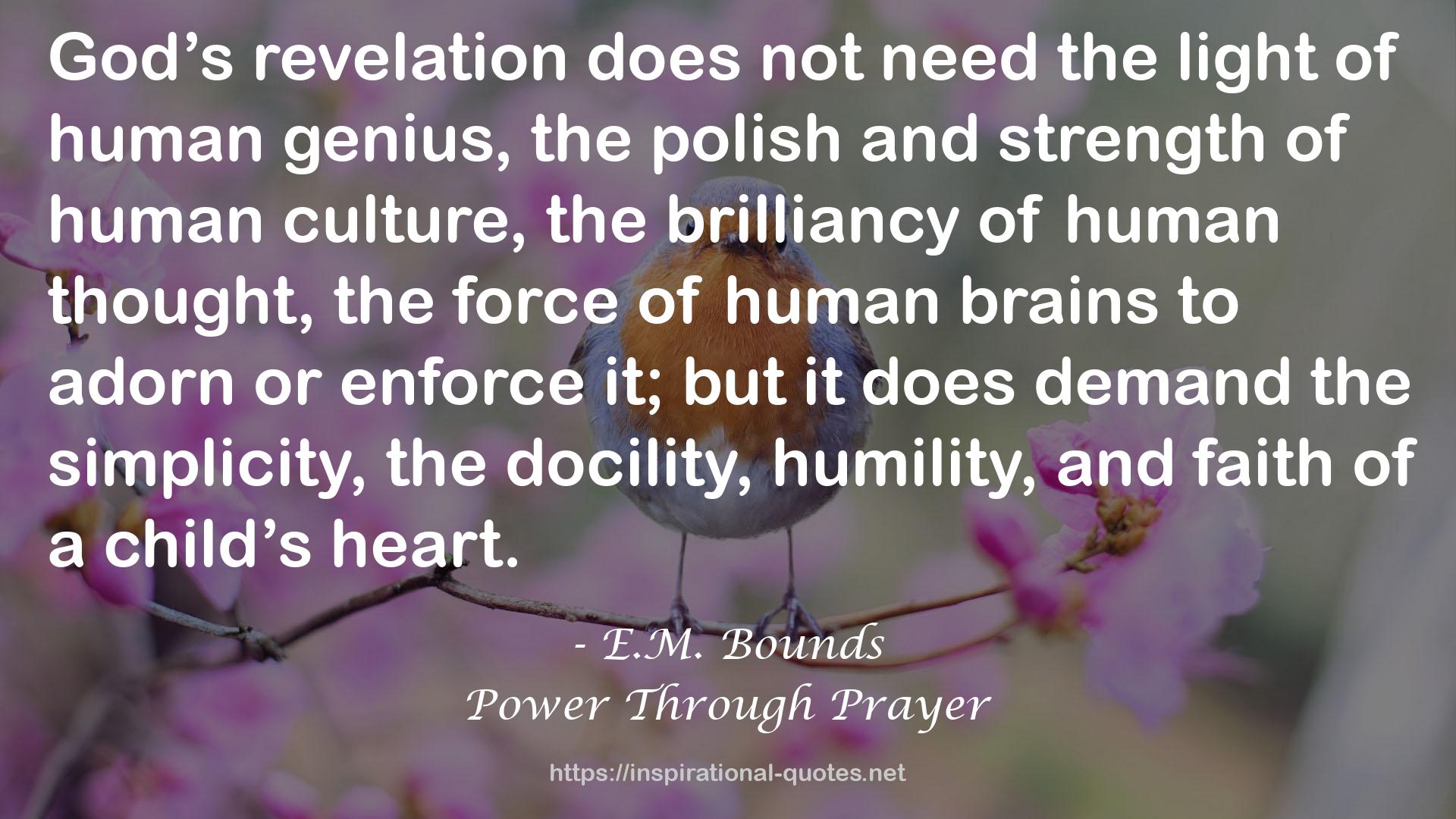 E.M. Bounds QUOTES