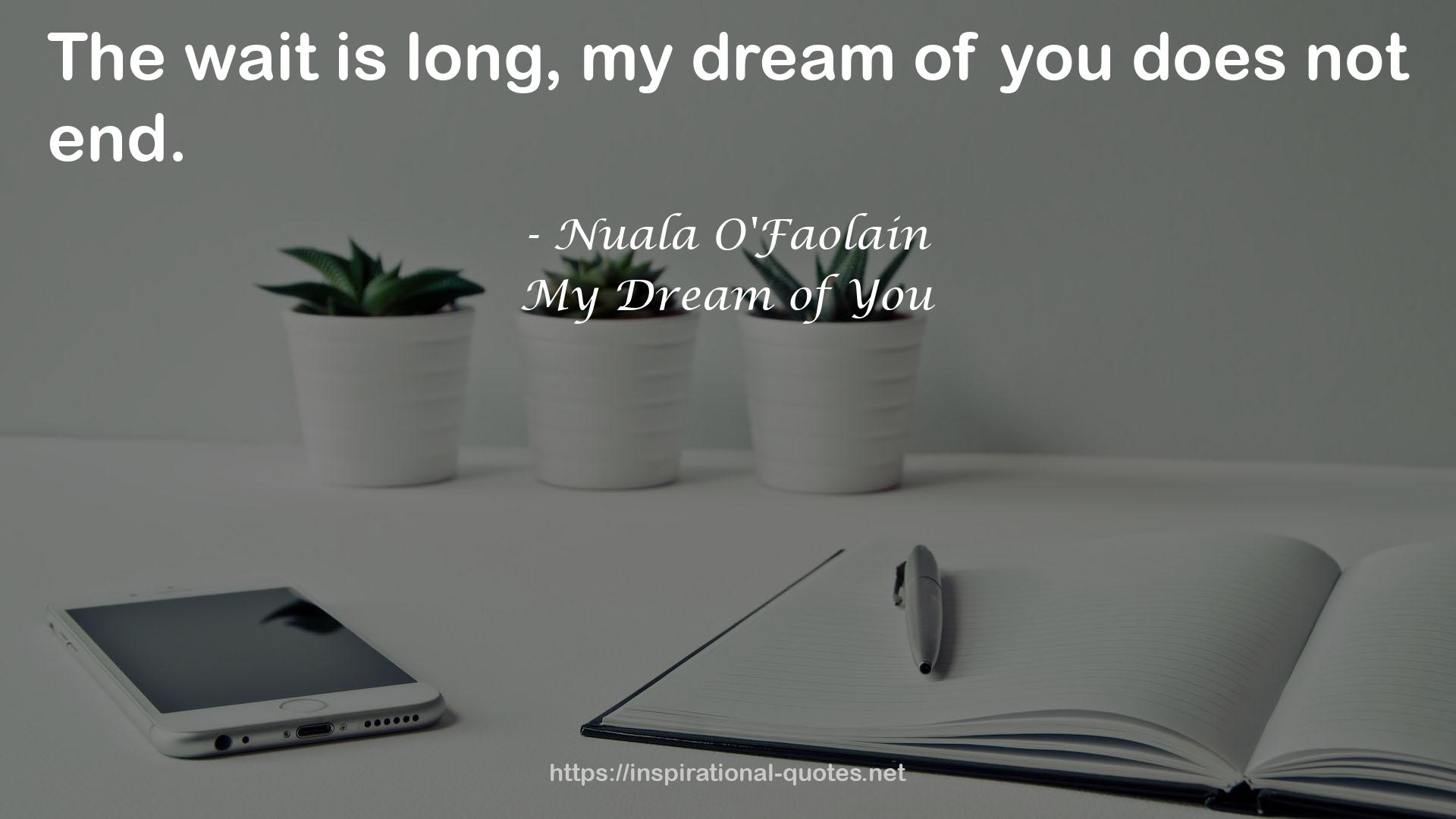 My Dream of You QUOTES