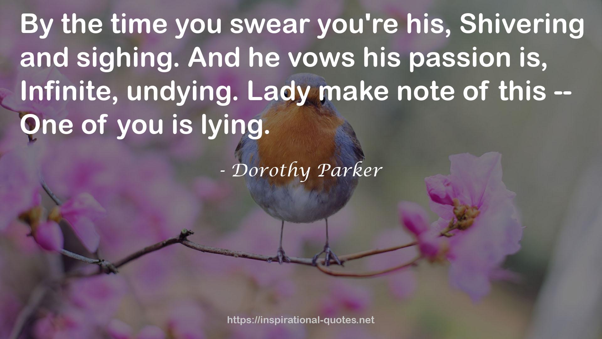 Dorothy Parker QUOTES