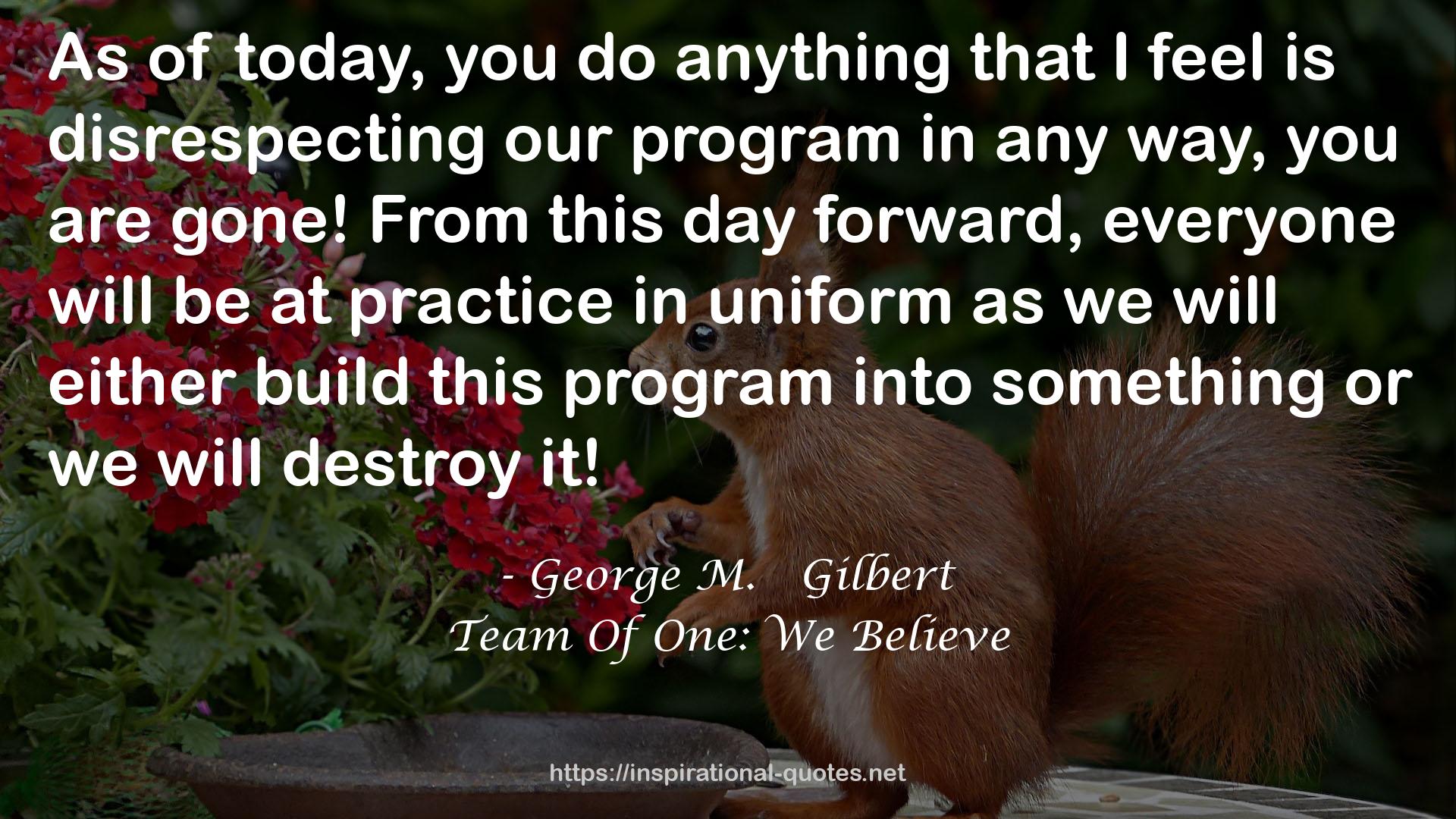 our program  QUOTES