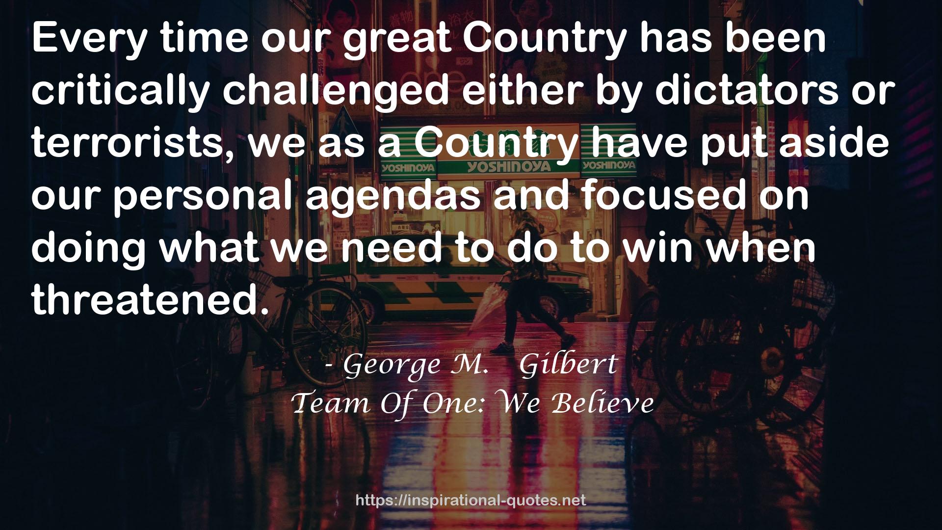 our great Country  QUOTES