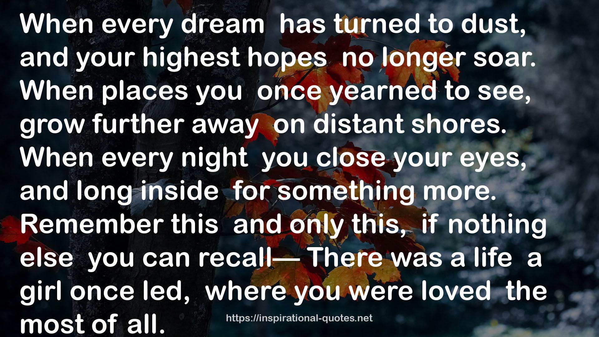 your highest hopes  QUOTES