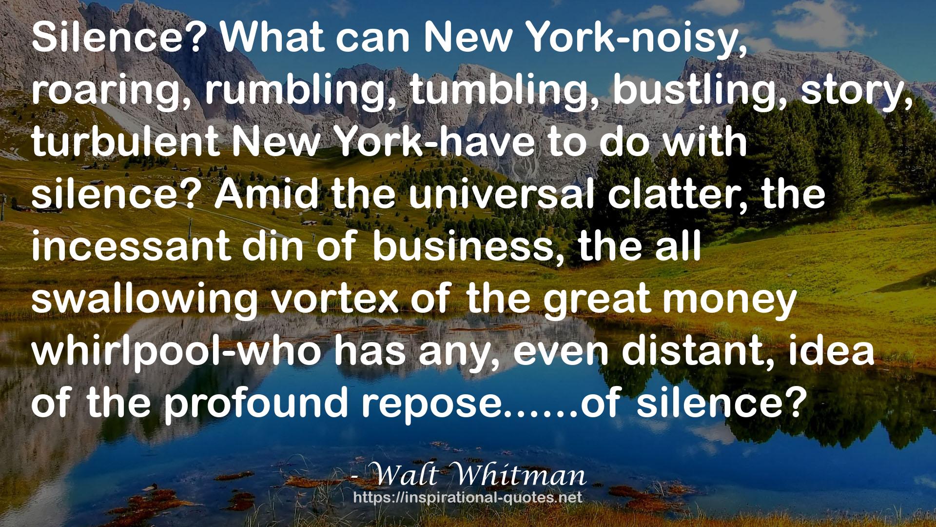 Walt Whitman QUOTES
