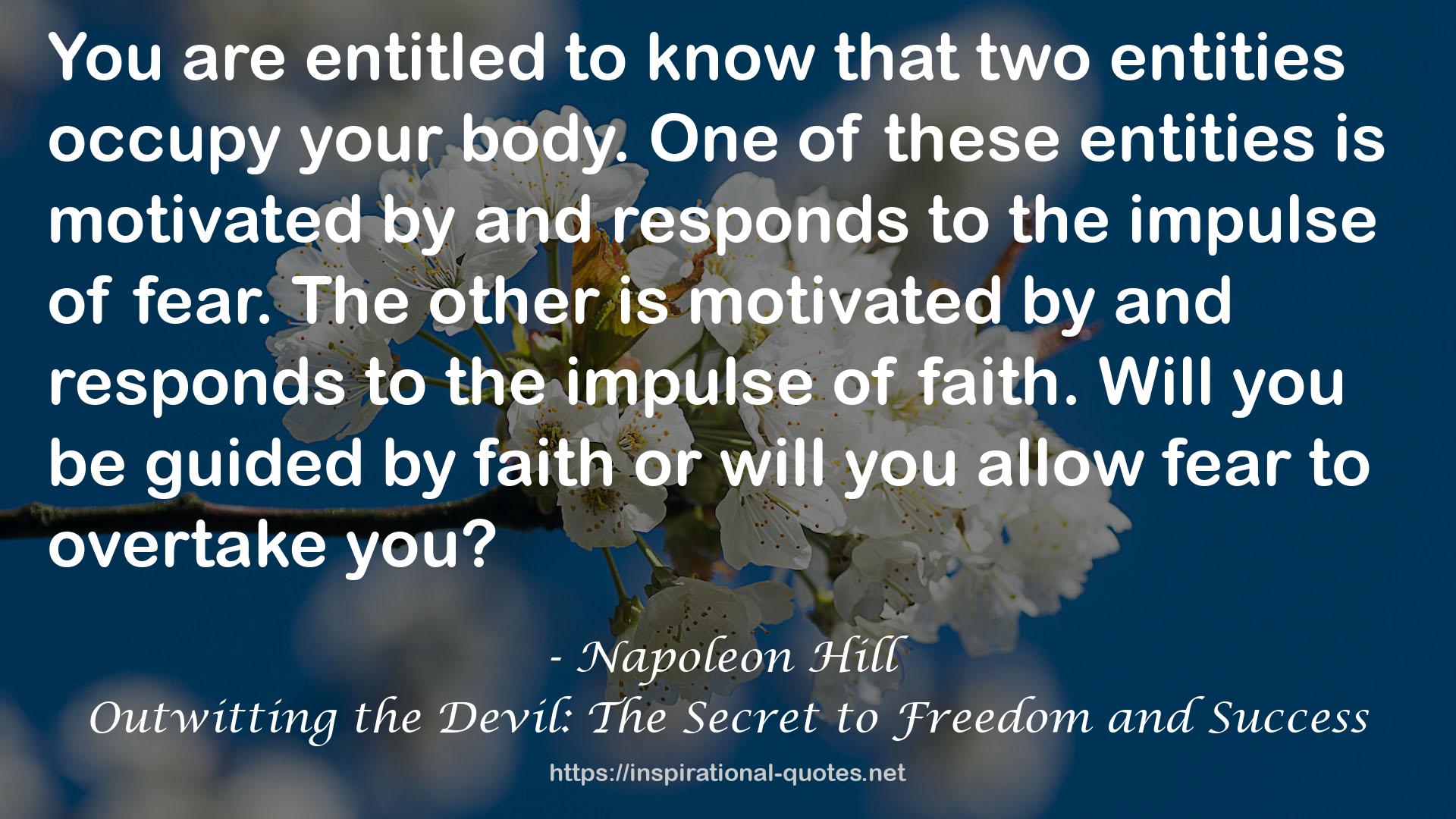 Outwitting the Devil: The Secret to Freedom and Success QUOTES
