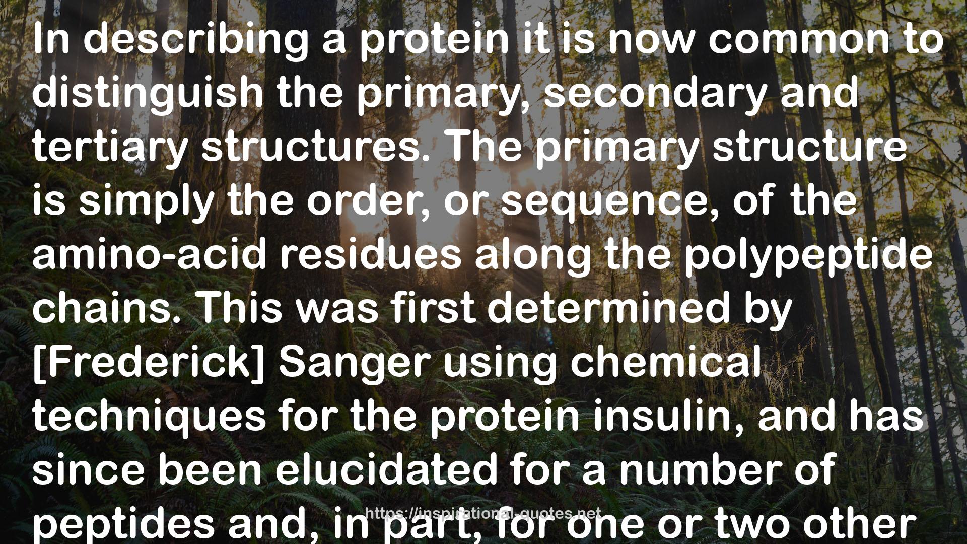 polypeptide  QUOTES