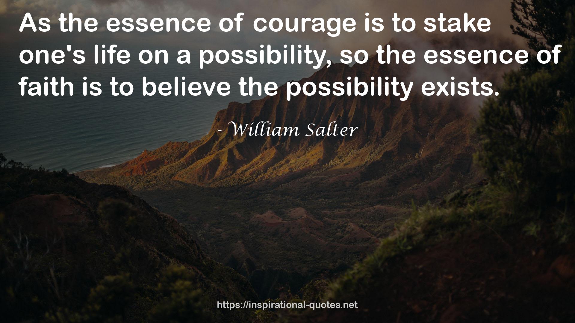 William Salter QUOTES